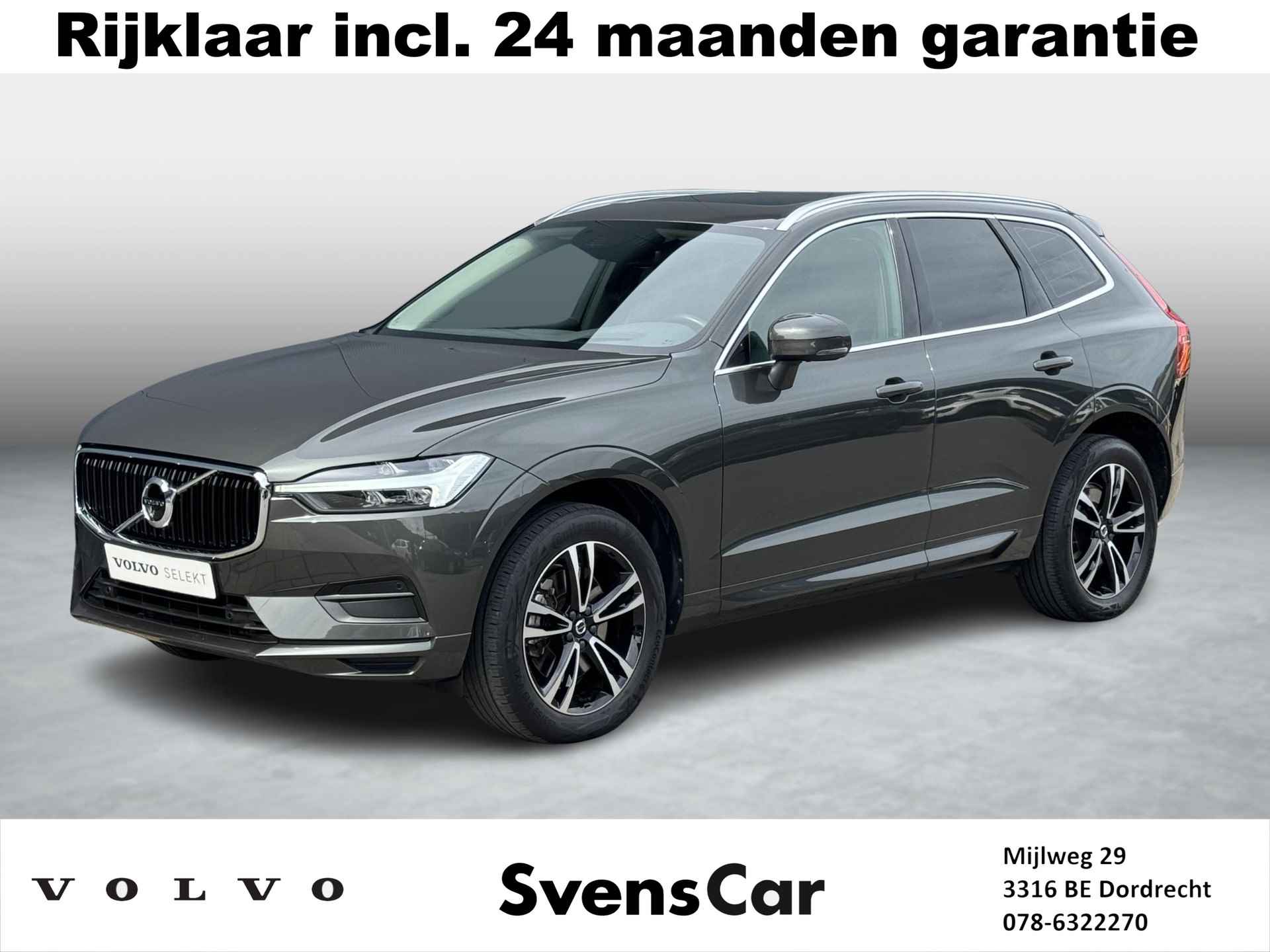 Volvo XC60 2.0 B5 Momentum Exclusive | Panoramadak | Stoelverwarming | 360 camera | Trekhaak | Leer - 1/18
