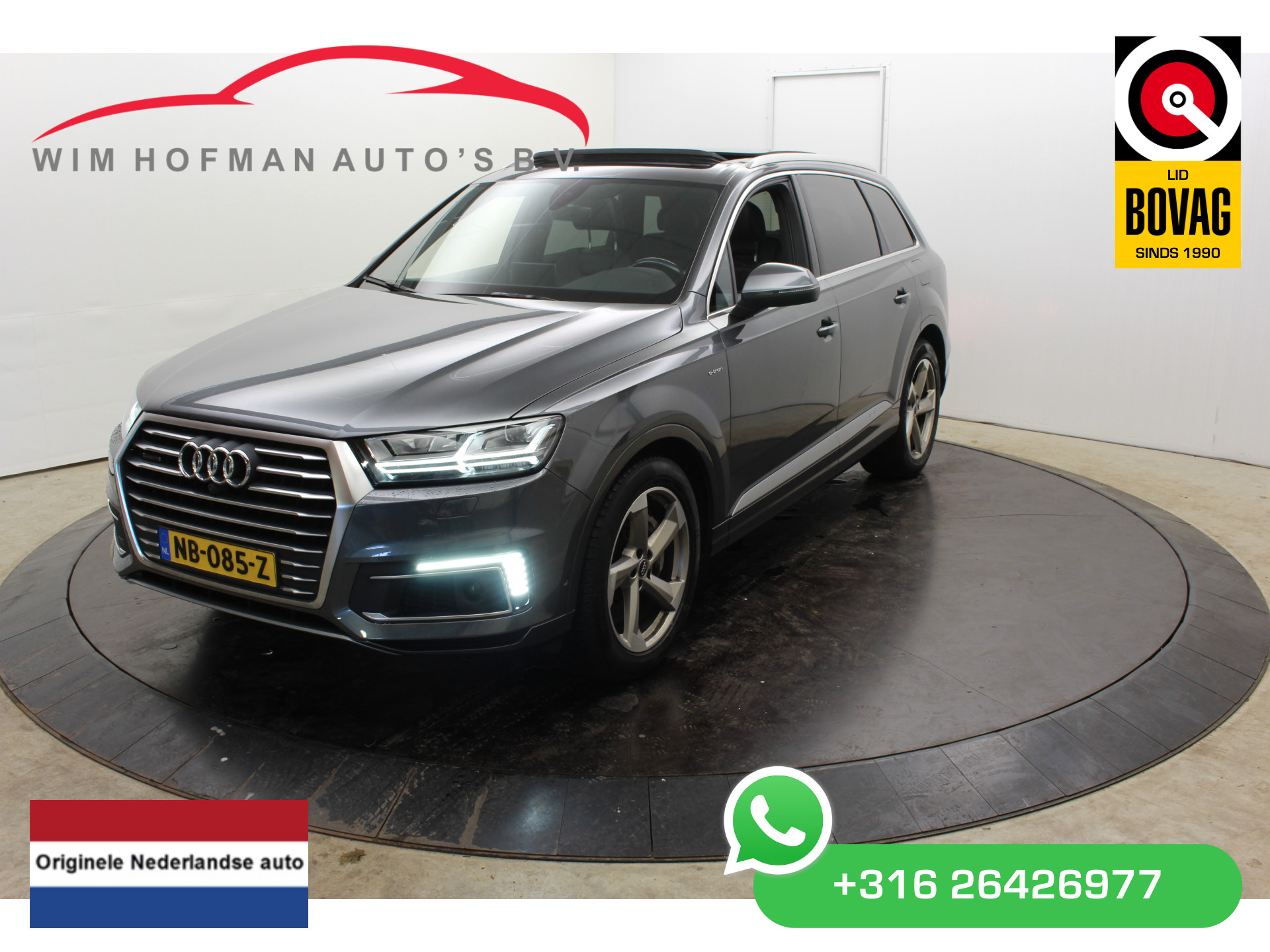 Audi Q7 3.0 TDI e-tron quattro S-Line Sport Pano EL Trekh+aKlep Vol Leder 360ºCamera Luchtvering