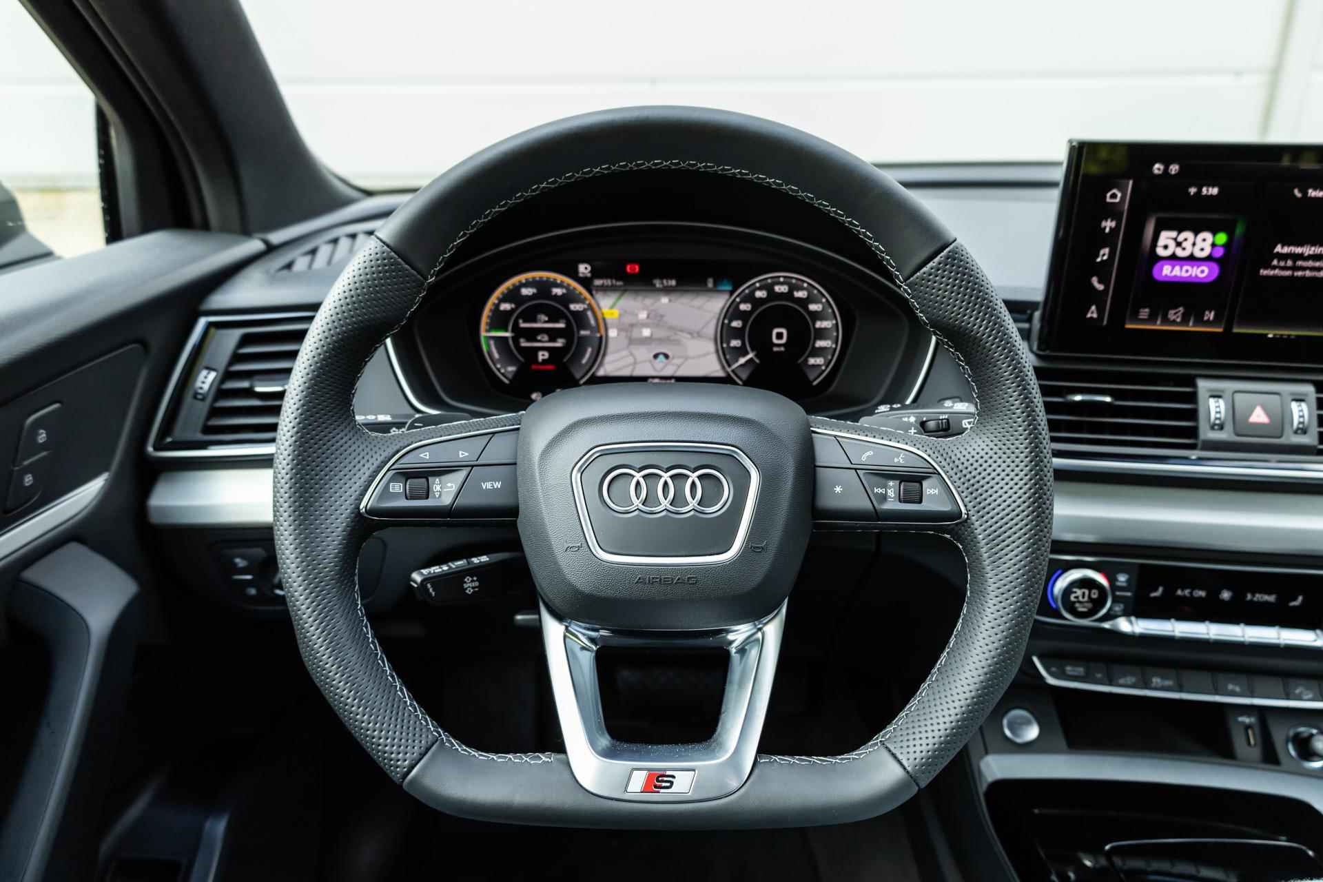 Audi Q5 Sportback 55 TFSIe 367pk PHEV S edition Competition | Panoramadak | Luchtvering | Keyless | Smartphone Interface - 38/51