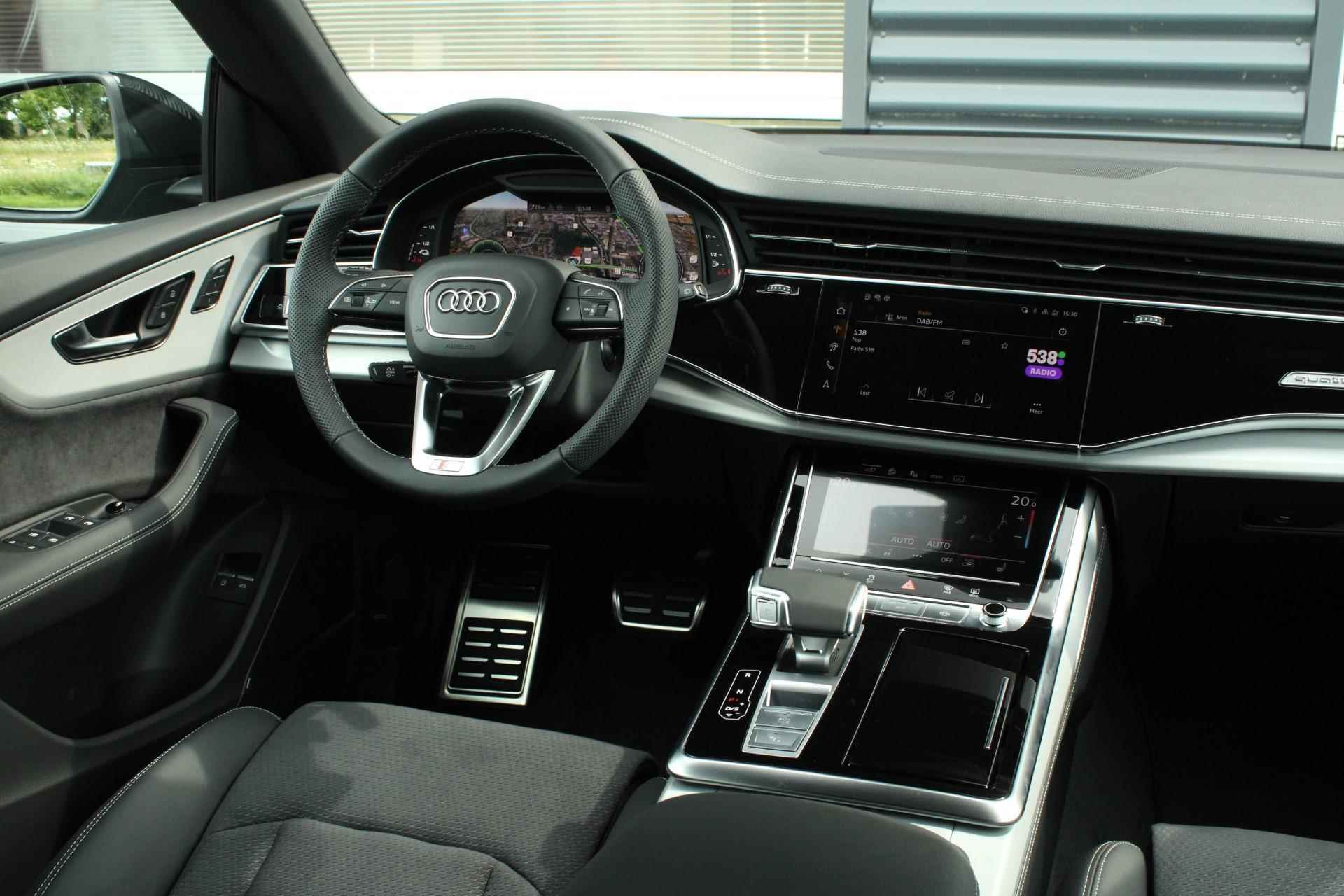 Audi Q8 55 TFSI e 394pk quattro Pro Line S | Bang & Olufsen | Panormadak | Trekhaak - 54/73