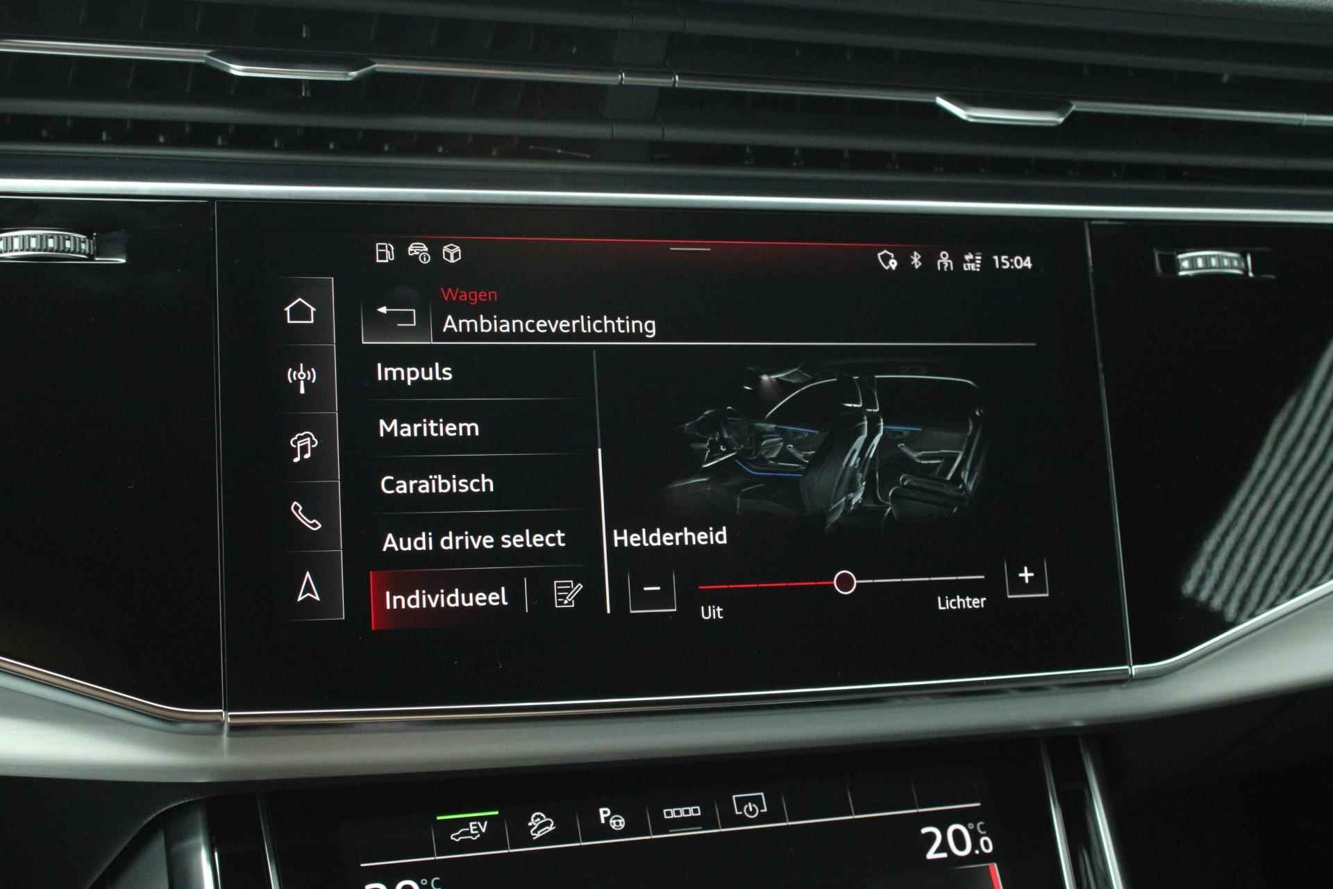 Audi Q8 55 TFSI e 394pk quattro Pro Line S | Bang & Olufsen | Panormadak | Trekhaak - 66/73