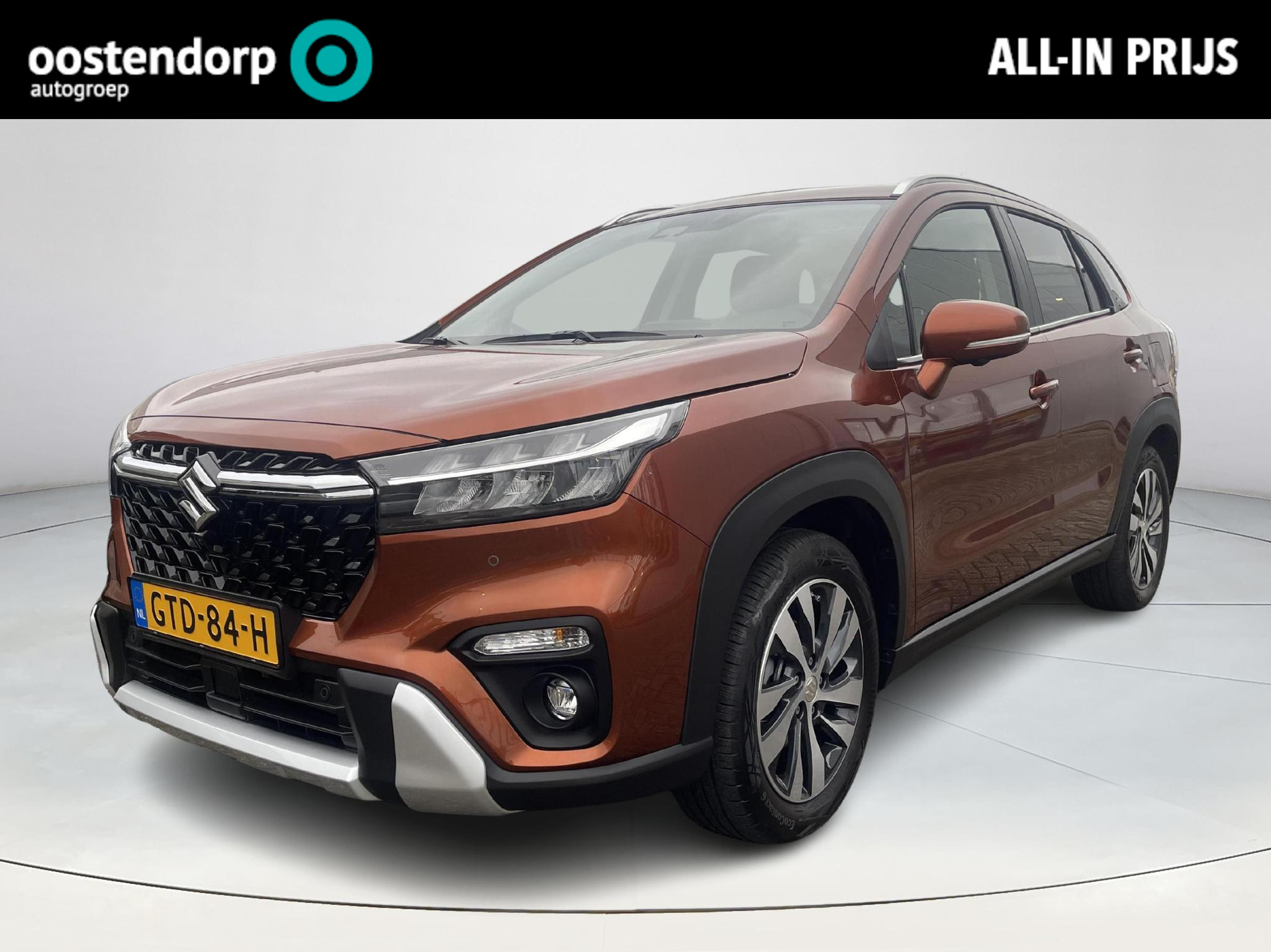 Suzuki S-cross 1.5 Hybrid Style automaat Elektrisch glazen panorama-dak | Afneembare trekhaak | parkeersensoren voor- en achter | Automaat | Climate Control | Apple CarPlay & Android Auto | Stoelverwarming | Fabrieksgarantie tm mei 2029