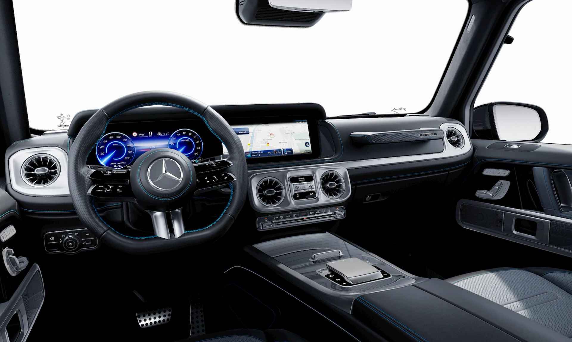 Mercedes-Benz G-Klasse G 580 met EQ-Technologie Edition One 116 kWh Automaat | Elec. schuif-/kanteldak | 360 Camera | Burmester 3D surround systeem | Manufaktur interieurafwerking | Nightpakket | Technologiepakket | Assistentiepakket - 7/10