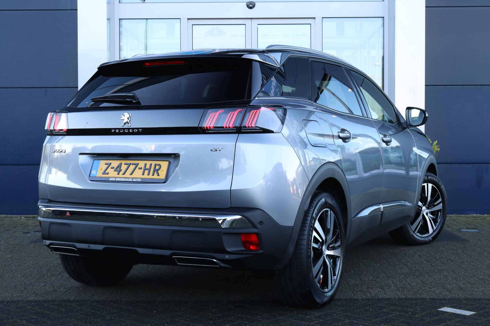 Peugeot 3008 1.2 Hybrid 136-PK e-DSC6 GT | Camera V/A | ACC | Climate | PDC | Navi | Carplay - 3/42