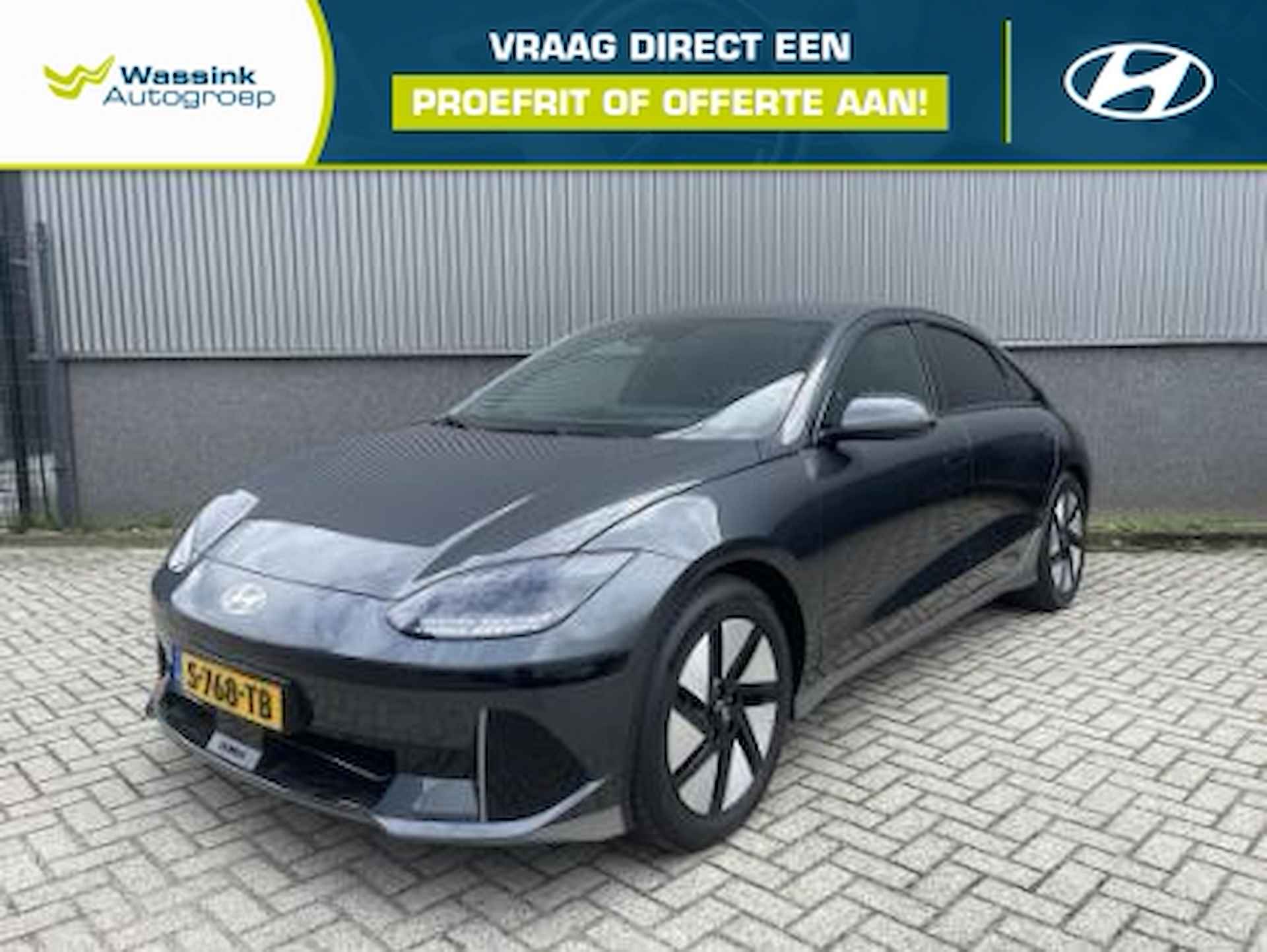 Hyundai Ioniq 6 77,4 kWh 229pk RWD Connect | Navi | 18'' LM Velgen | Achteruitrijcamera | Dodenhoekwaarschuwing | - 1/46