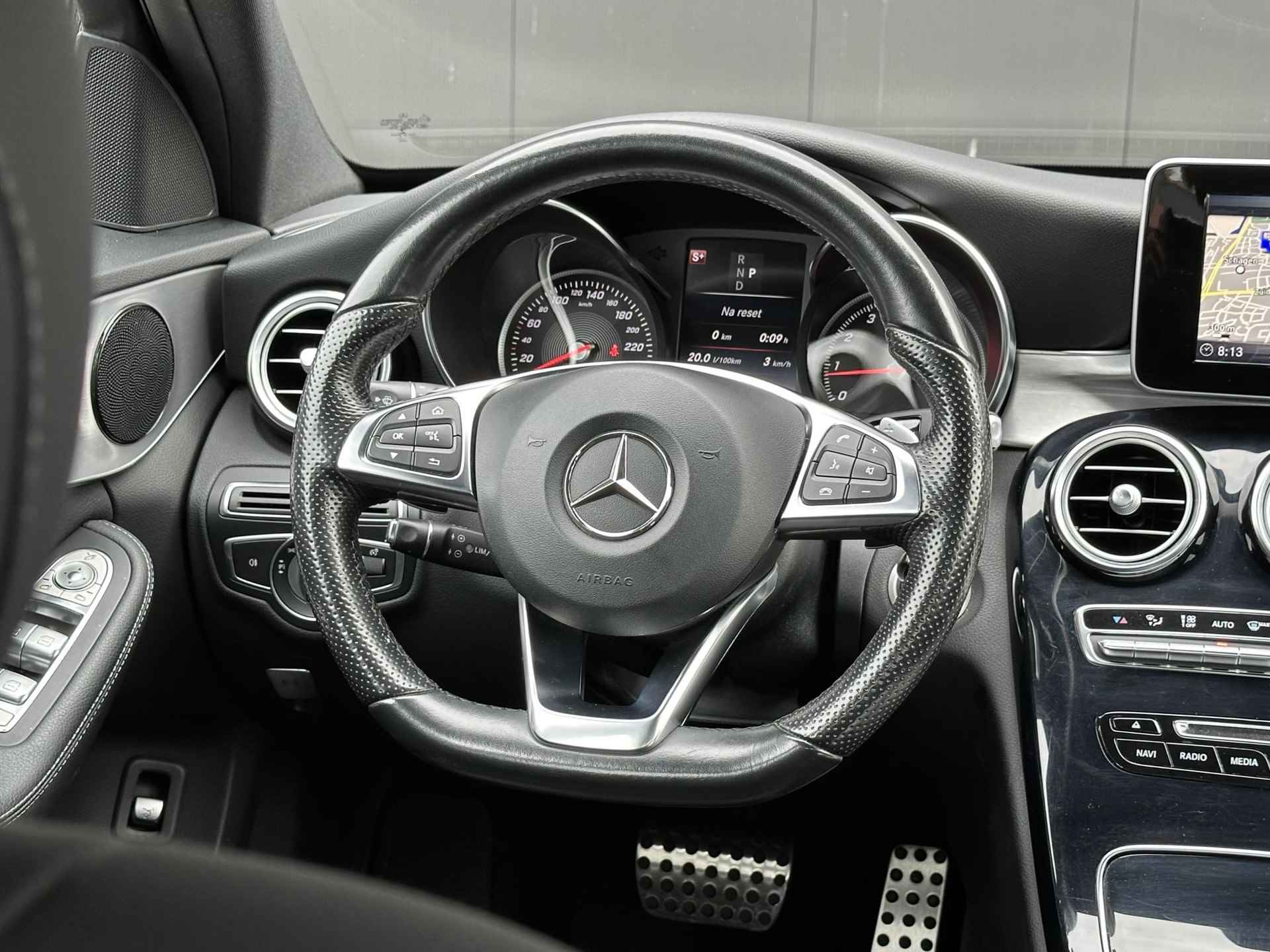 Mercedes-Benz C-klasse 180 Aut. AMG ✅ LED ✅ Leder ✅ Camera - 18/35