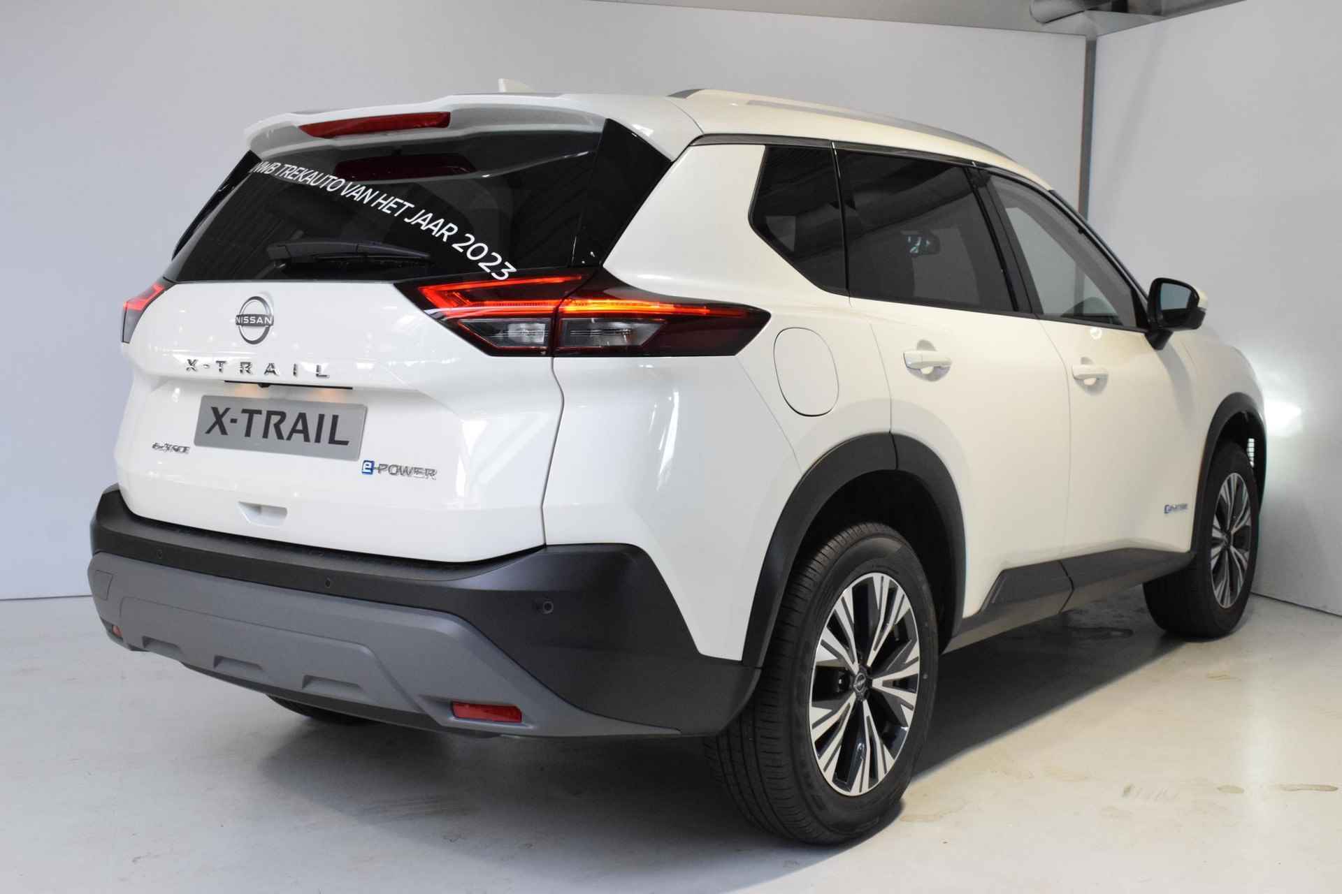 Nissan X-Trail 1.5 e-4orce N-Connecta 4WD 7p. UIT VOORRAAD LEVERBAAR| €10.000,- KORTING OP=OP| Schuif/Kantel dak | 360-Camera | Parkeersensoren | Dodehoek detectie | Adaptive cruise control | Navigatie | Apple Carplay/Android auto | Automatische regen/lichtsensor | - 4/63