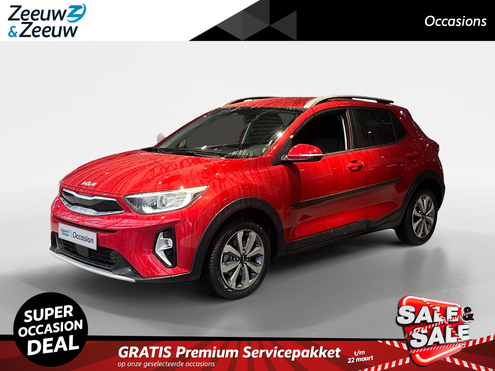 Kia Stonic 1.0i Turbo MHEV DynamicPlusLine 1e Eigenaar | Kia dealer onderhouden | Navi | Bluetooth | Camera | Climate & cruise control | Lichtmetalen velgen | Keyless entry & start | Fabrieksgarantie t/m 16-10-2028 | Lage km stand NAP