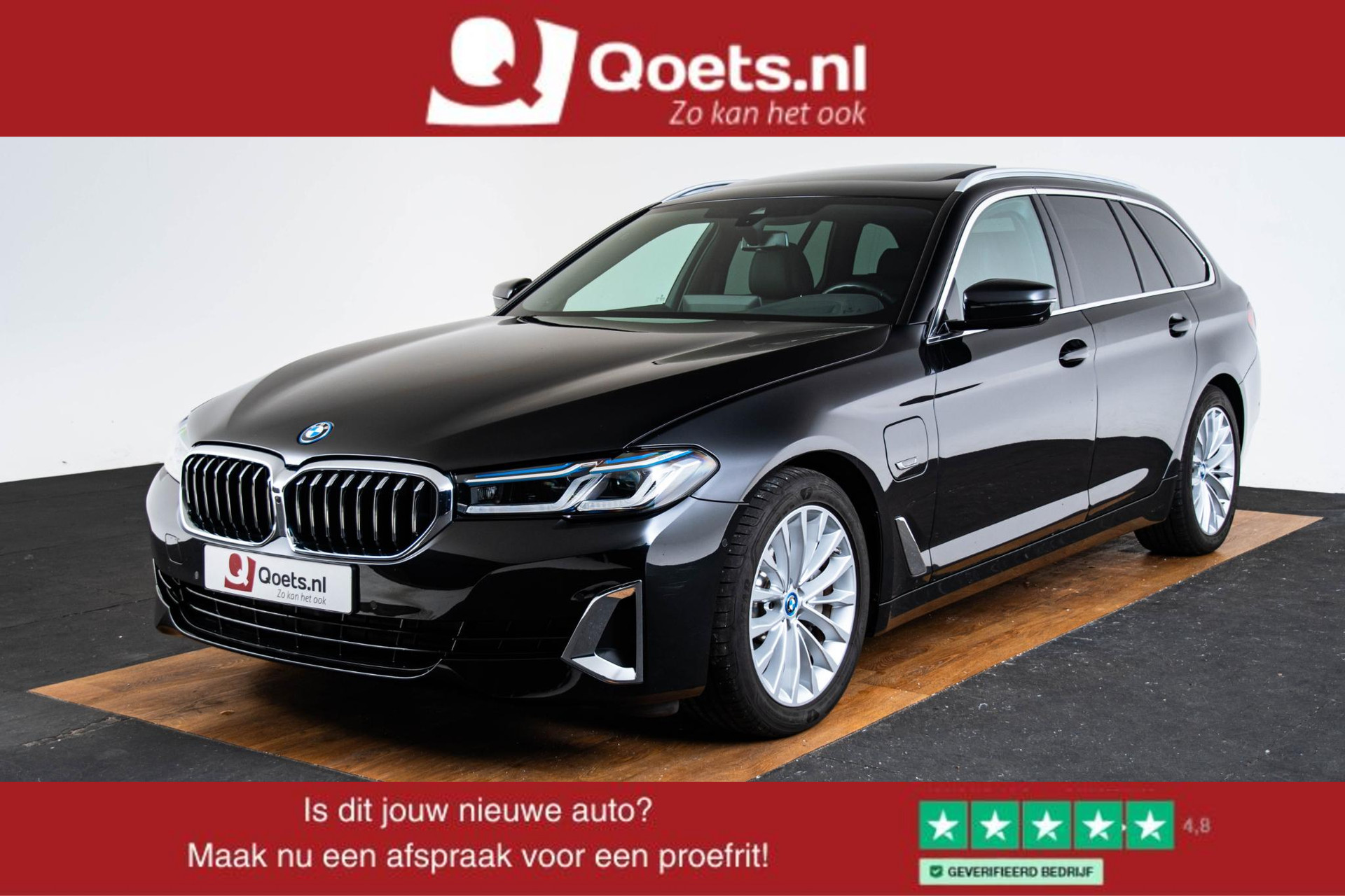 BMW 5-serie Touring 530e Business Edition Plus Luxury Line - Panoramadak - Comfort Access - 4-Zone Airco - Laserlight - Parking Assistant Plus - Driving Assistant - Head-Up Display