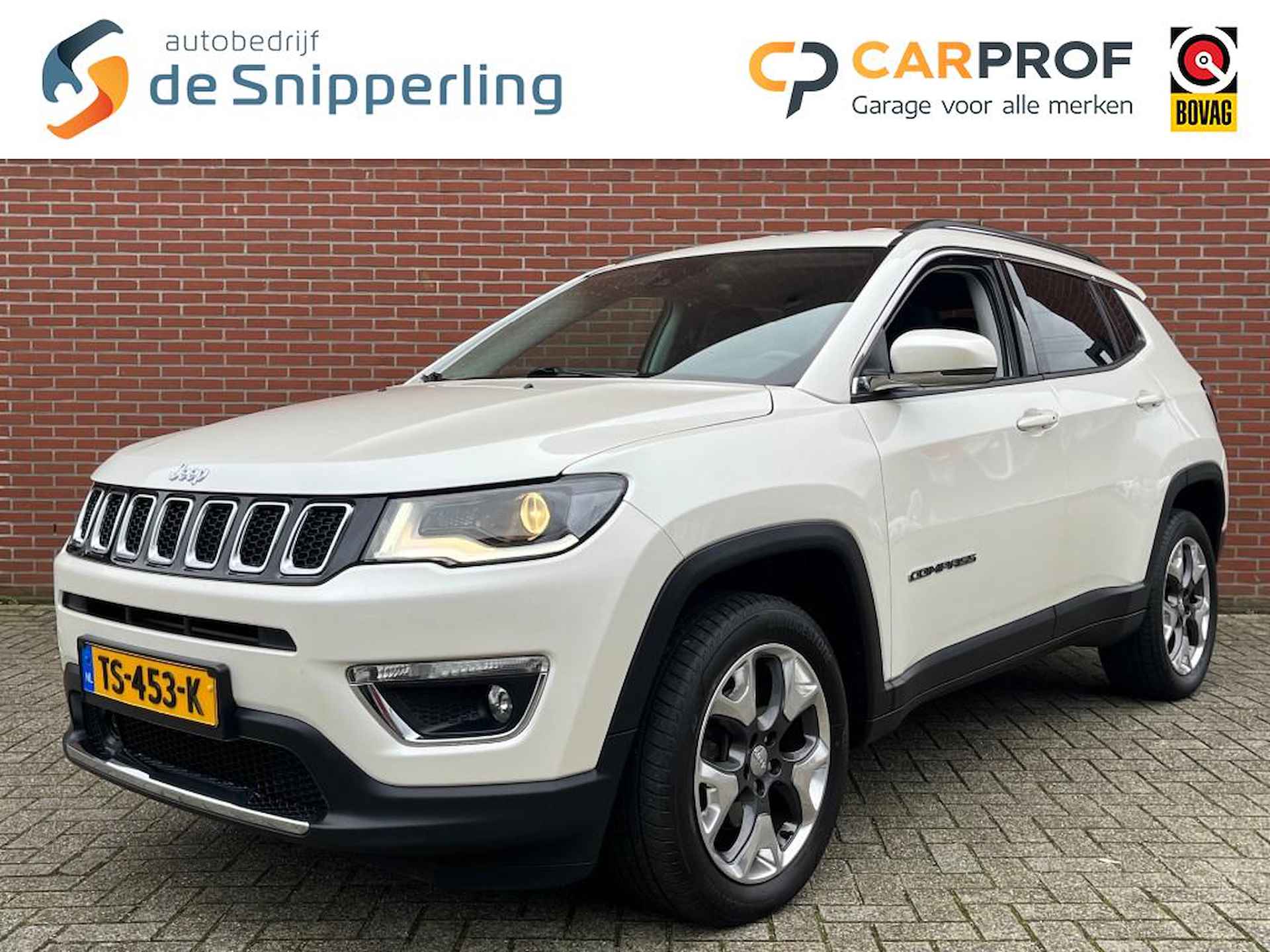 JEEP Compass 1.4 M.AIR OP.ED 4X4 AUTOMAAT NAVI CLIMA  PDC STOELVERW - 1/25