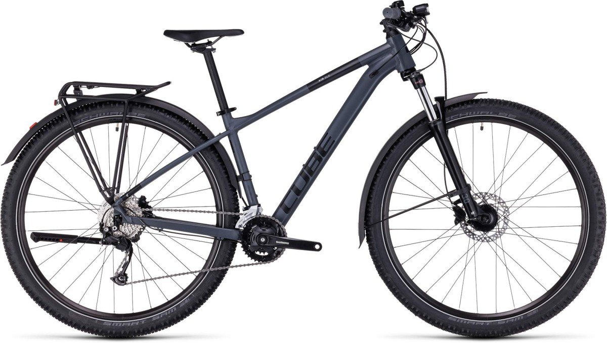 CUBE AIM SLX ALLROAD GREY/BLACK Heren Grey/black XS 36cm XS 2023