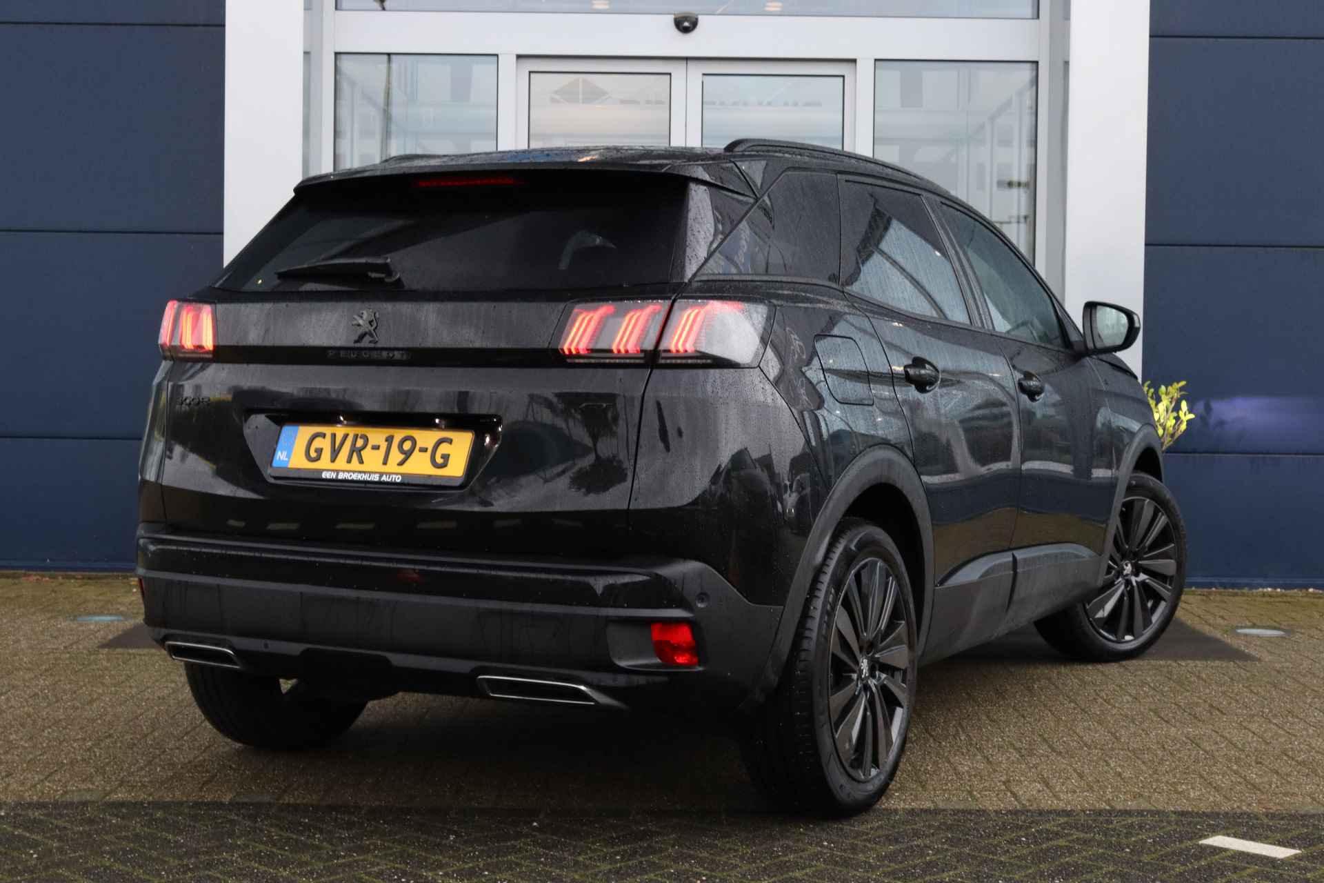 Peugeot 3008 1.2 PureTech GT | Blackpack | Stoelverwarming | Camera | ACC | Elektr. klep | Keyless | PDC V/A | Carplay | Navi - 3/45