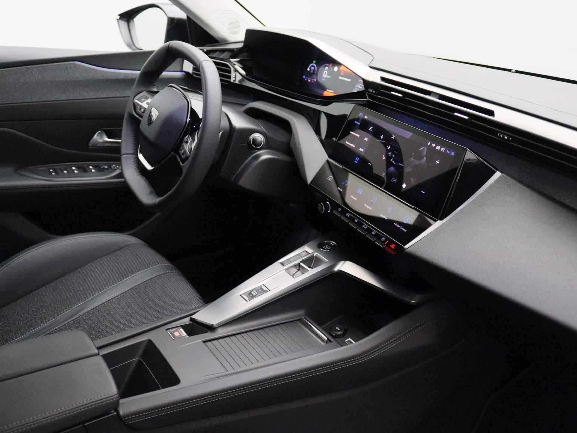 Peugeot 308 1.6 HYbrid 180 Allure Pack Business | Navigatie | Parkeercamera voor en achter + parkeersensoren voor enachter | 360 graden camera | Adaptieve cruise control - 27/30