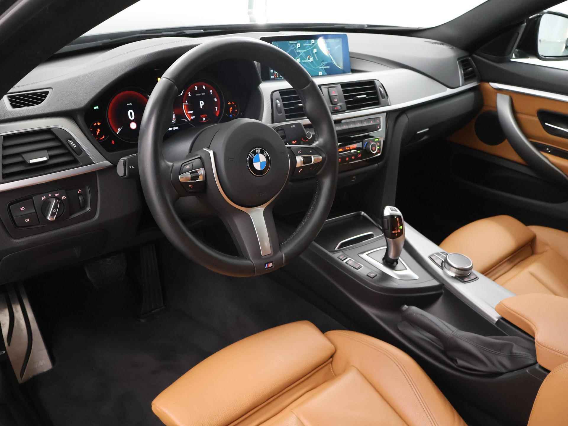 BMW 4-serie Gran Coupé 418i High Executive Edition | M-Sport | Camera | Sportstoelen | Schuif/Kanteldak | Lederen Interieur | Groot Navigatie | Climate Control | Stoelverwarming | Cruise Control | LED | - 8/45