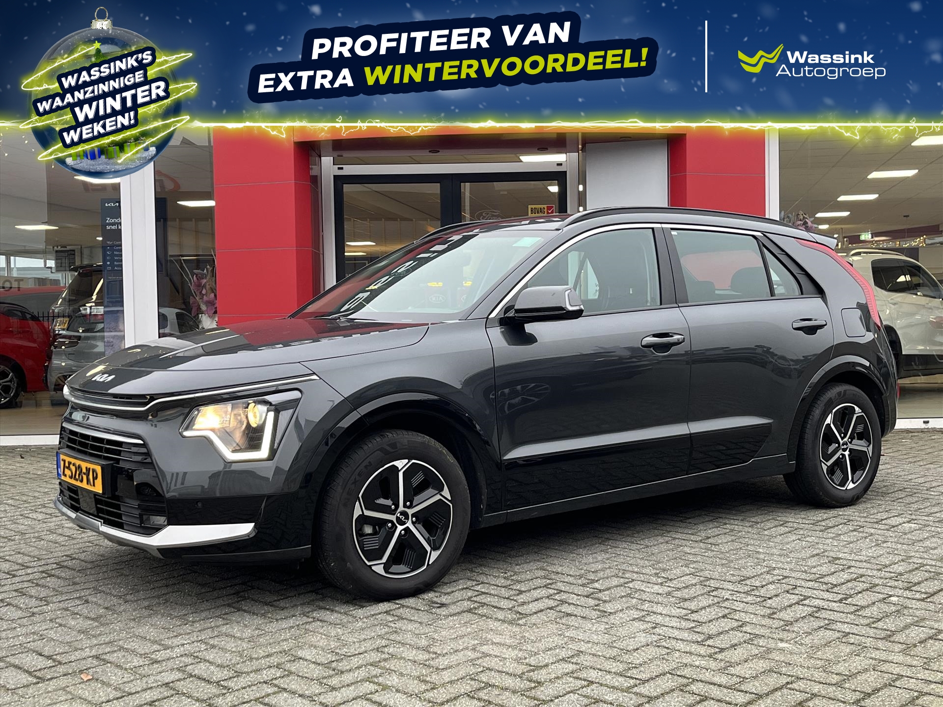 KIA Niro 1.6 GDi Hybrid 141pk DCT6 DynamicLine | Climatronic | Navigatie | Parkeer camera |