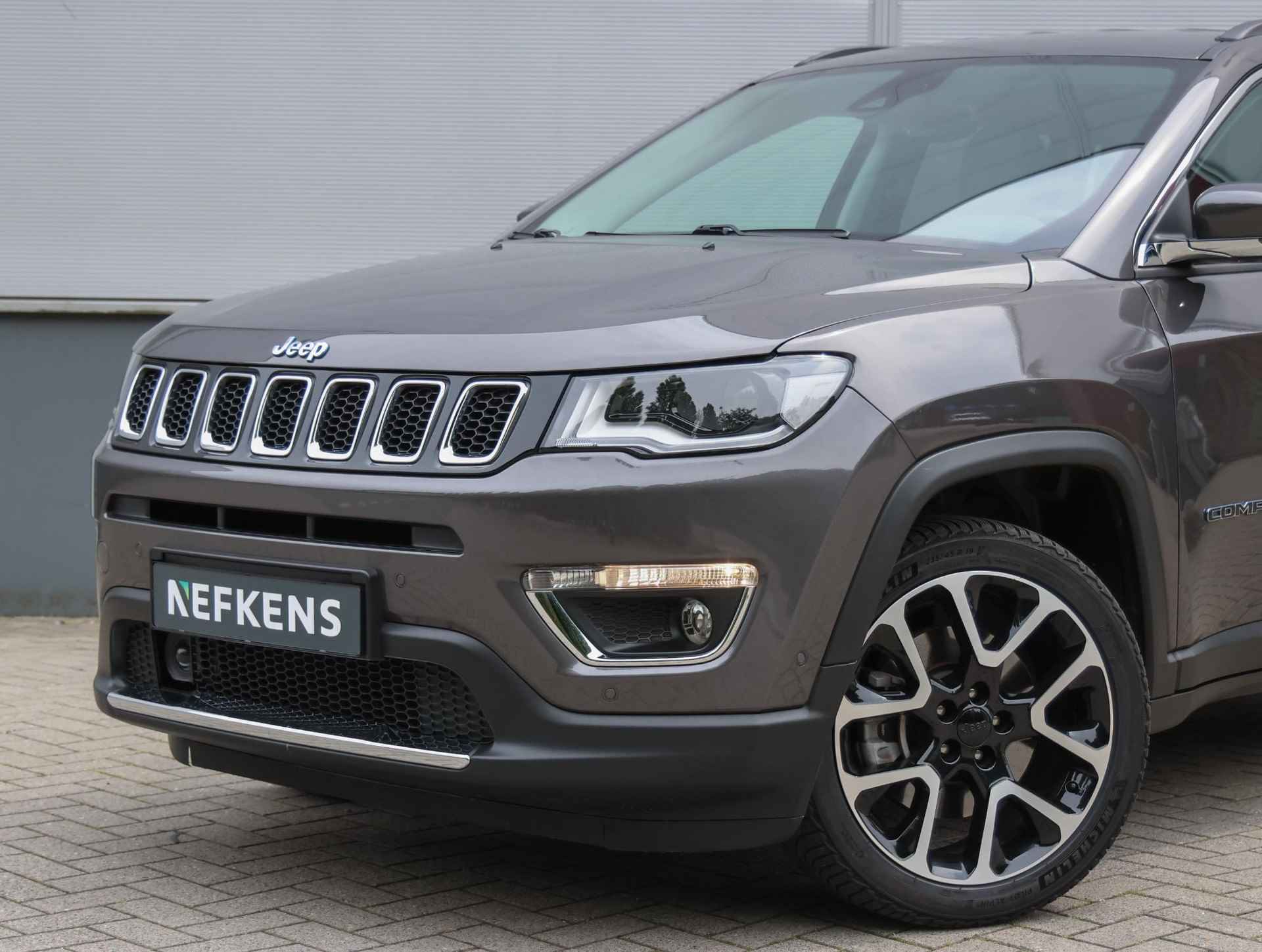 Jeep Compass 4xe 190 Plug-in Hybrid Electric Limited Business | Navigatie | Camera | Lederen Bekleding | Licht Metalen Velgen 19"| Elektrisch Verstelb. Bestuurdersstoel Met Geheugen - 44/46