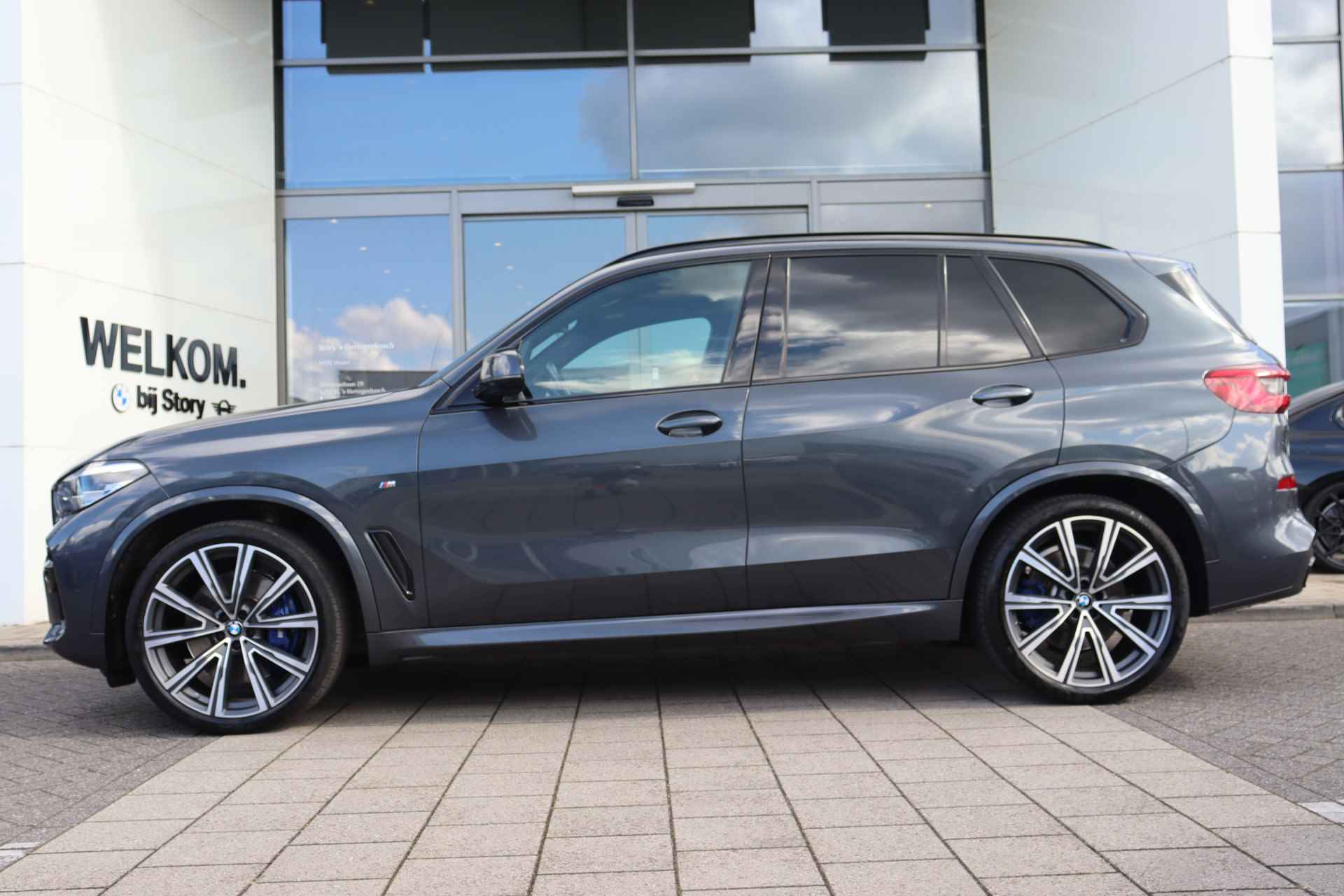 BMW X5 xDrive30d High Executive M Sport Automaat / Surround View / Memory Seats / Harman Kardon / Head Up Display / Apple Carplay / Stoelverwarming / Comfort Access - 8/38