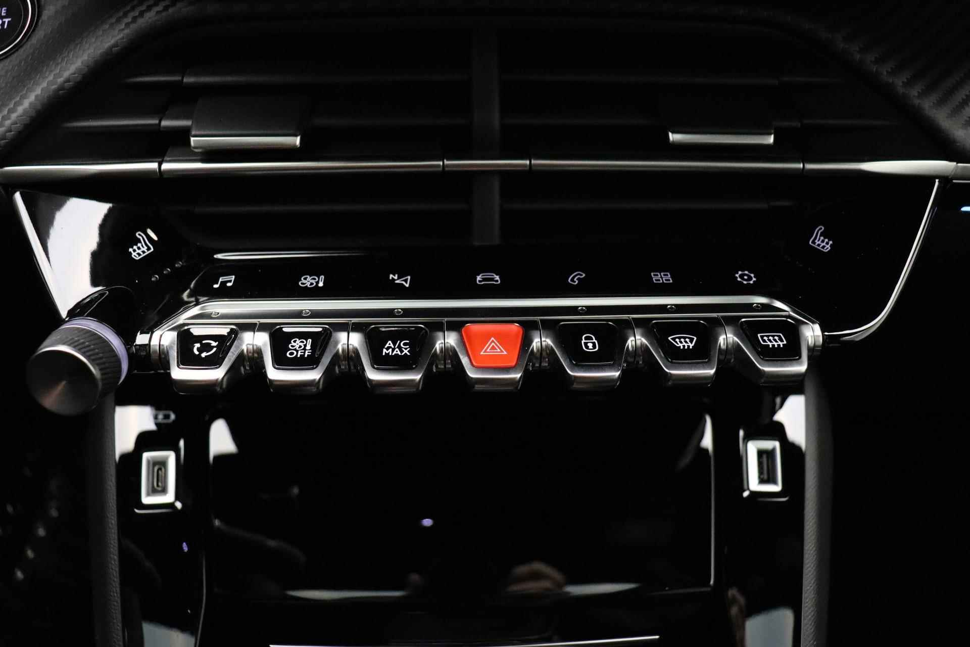 Peugeot 208 1.2 PureTech GT Pack 100 PK | Handgeschakeld | Panorama dak | Stoelverwarming | Camera | Navigatie | Adaptieve Cruise Control | 3D Instrumentenpaneel | Parkeersensor | Snel leverbaar - 25/34