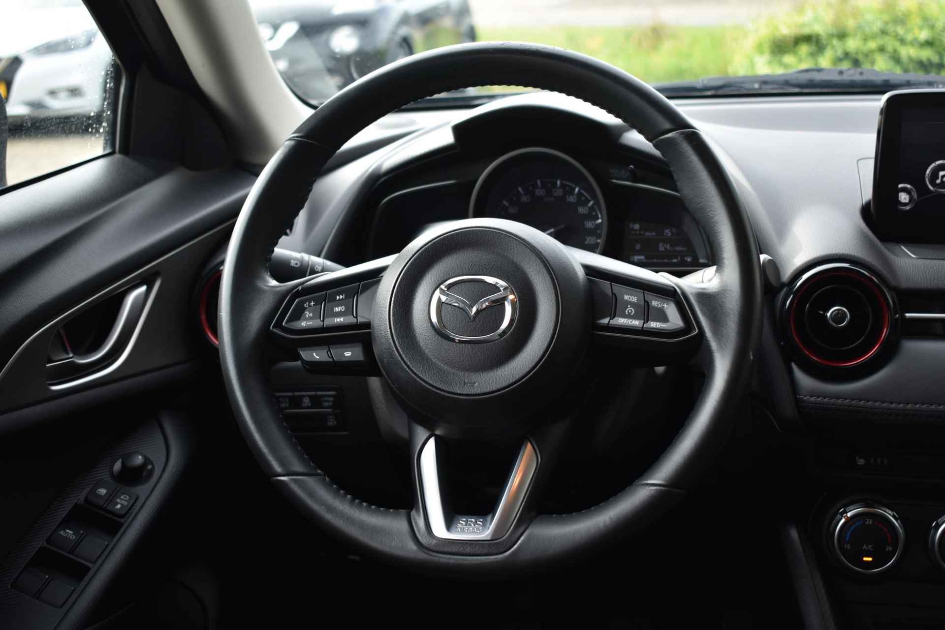 Mazda CX-3 2.0 SkyActiv-G Dynamic 120pk | Navigatie | Stoelverwarming | DAB | Dodenhoek detectie | Incl. set losse velgen - 21/35