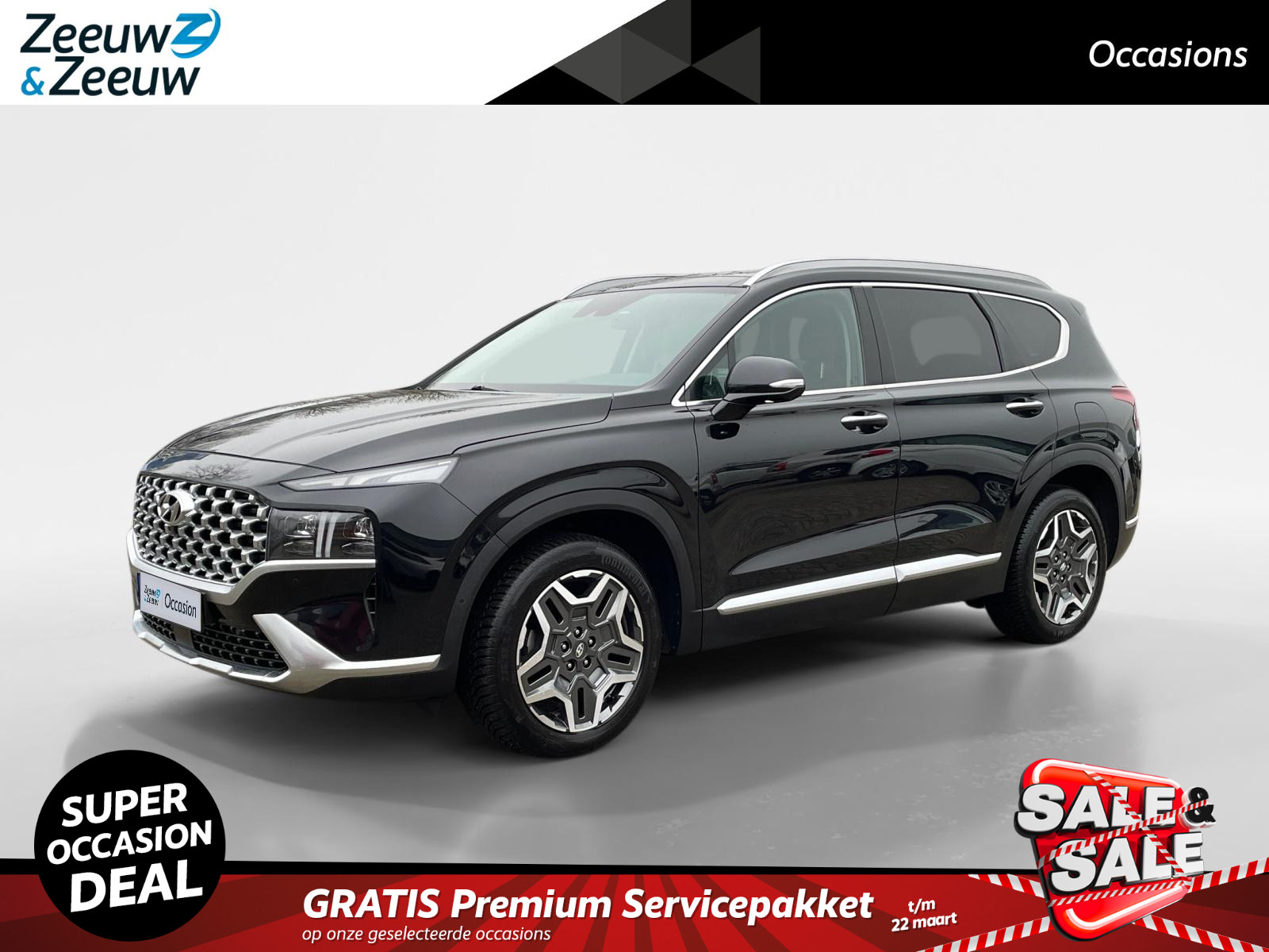 Hyundai Santa Fe 1.6 T-GDI PHEV Comfort Smart Sky | NIEUW BINNEN! | Schuif- kanteldak | Navi | Leder