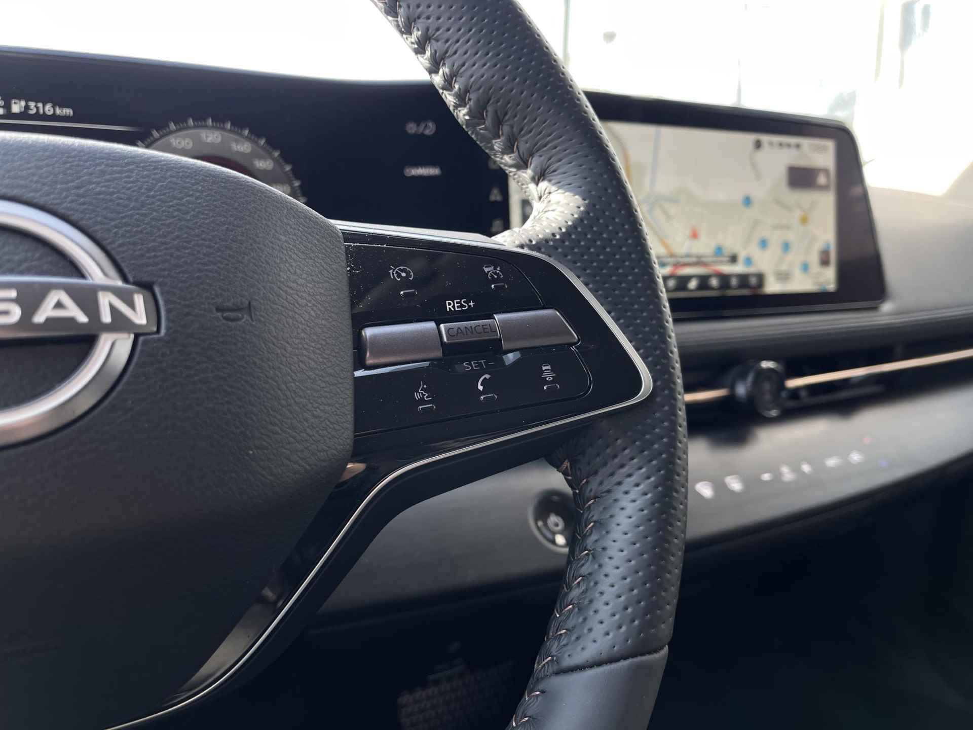 Nissan Ariya Engage 66 kWh 22kW Charger | Navigatie | Camera | Apple Carplay/Android Auto | Adapt. Cruise Control | Dodehoek | Rijklaarprijs! - 15/22