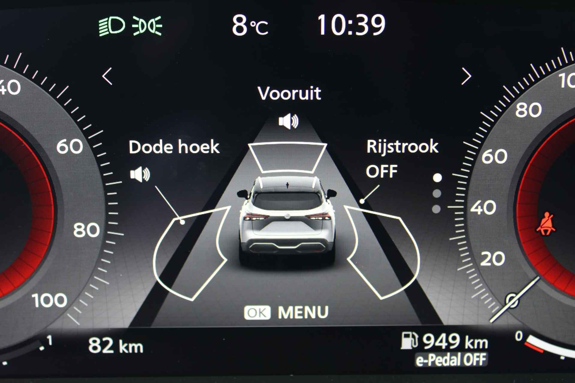Nissan Qashqai 1.5 e-Power Black Edition 190PK AUTOMAAT | Panorama dak | 360-Camera | Parkeersensoren | Dodehoek detectie | Stoel/Stuur/Voorruit verwarming | Navigatie | Adaptive cruise control | Apple Carplay/Android auto | 18'' Lichtmetalen velgen | - 34/61