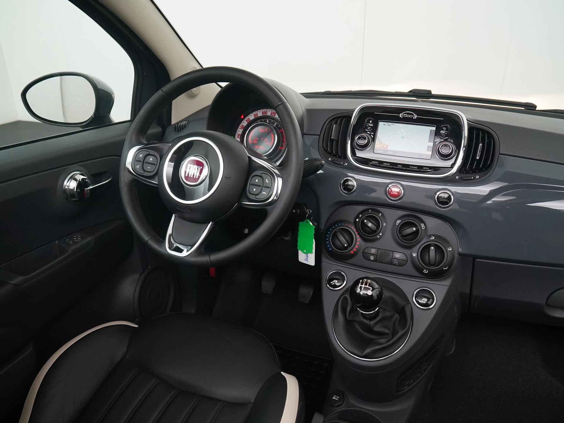 Fiat 500 C 0.9 TwinAir Turbo Lounge | Navigatie | Leder | Lichtmetalen Velgen | Zondag Open! - 5/30