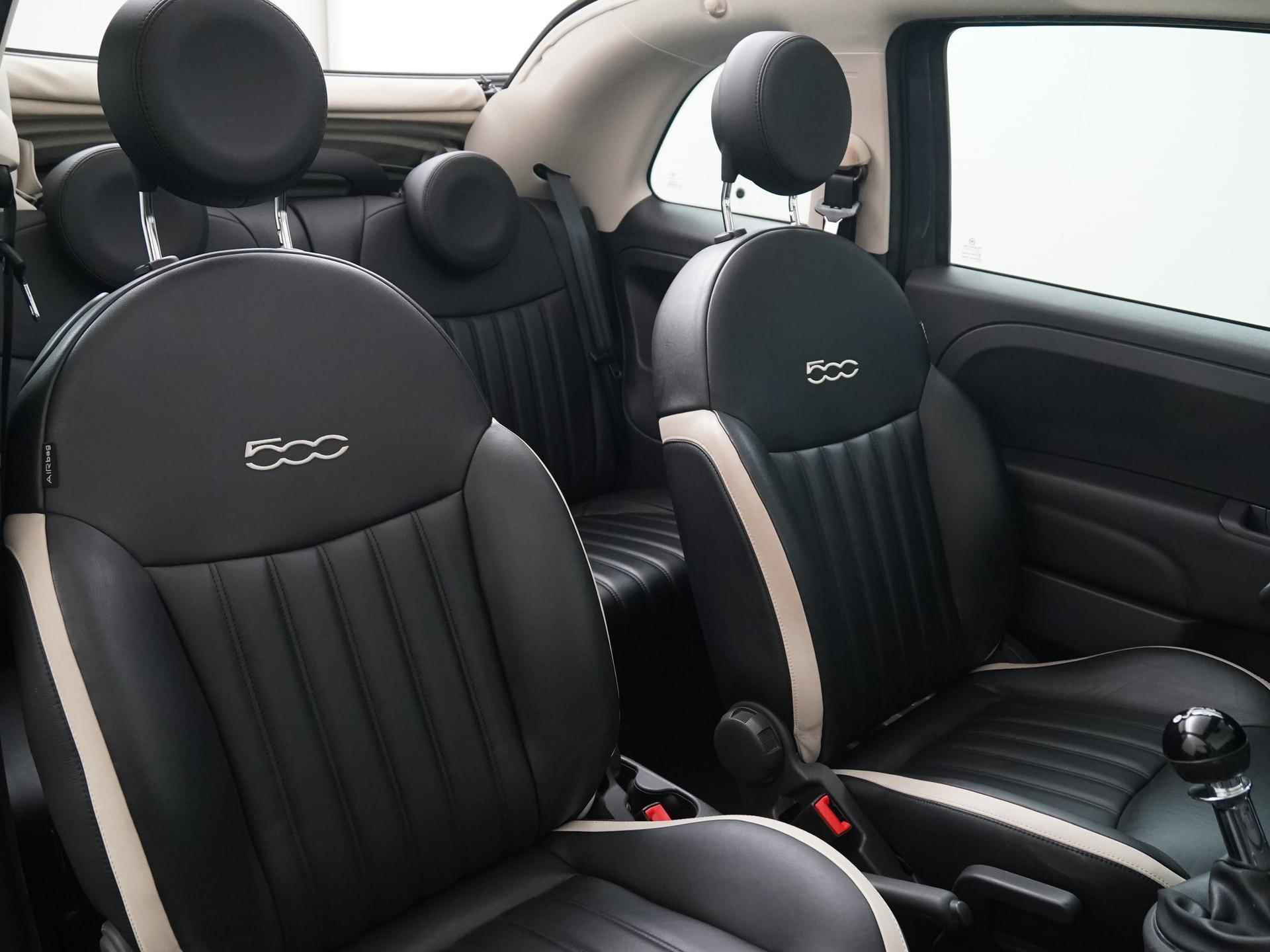 Fiat 500 C 0.9 TwinAir Turbo Lounge | Navigatie | Leder | Lichtmetalen Velgen | Zondag Open! - 22/30