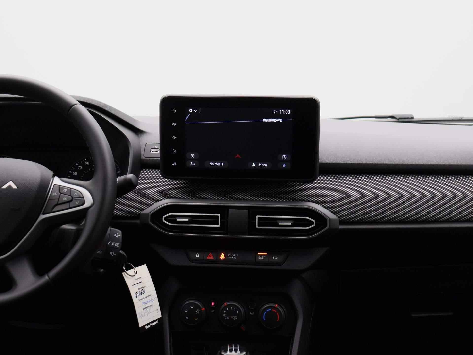 Dacia Sandero 1.0 TCe 90 Expression | Airco | Navigatie | Parkeersensoren | LED Lampen | Cruise Control | Apple CArplay/Android Auto | Licht & Regen Sensor | Electrische Ramen | Armsteun | - 9/30