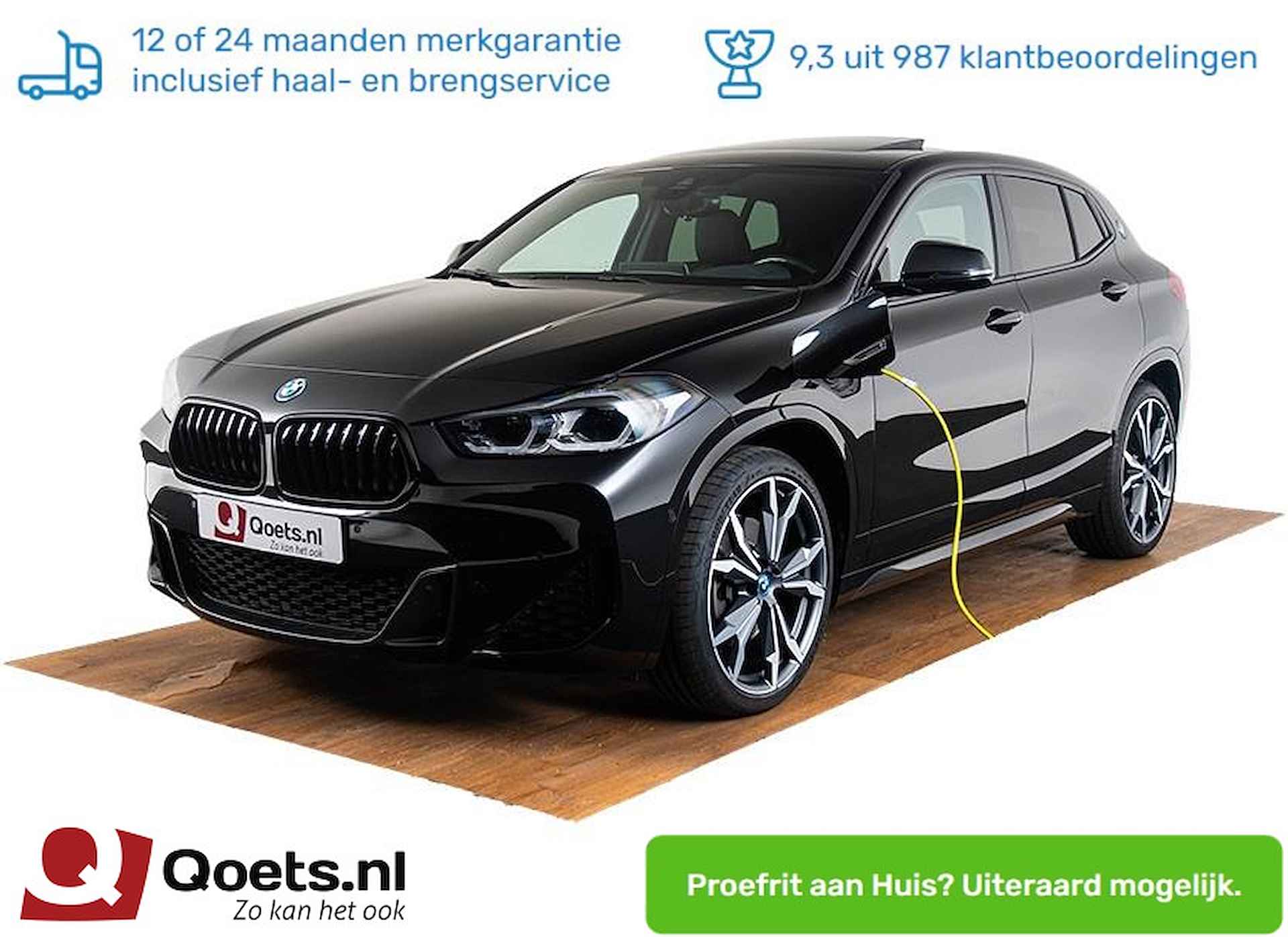 BMW X2 xDrive25e High Executive M Sportpakket - Panoramadak - Comfort Access - Head-Up Display - Park Assistant met Camera - HiFi Soundsystem - 1/45
