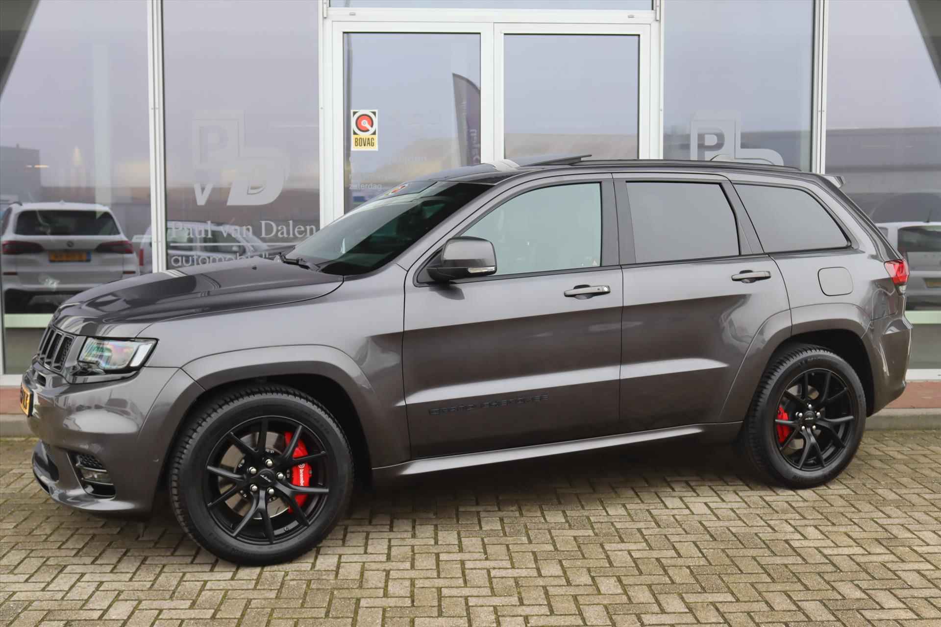 Jeep Grand Cherokee 6.4 V8 HEMI SRT 468PK 4WD Panodak | Harman Kardon | Launch Control | Leer | Dab | Adapt.Cruise | Stoel/stuurverwarming/ventilatie | Led | 20 Inch Lm | - 4/76