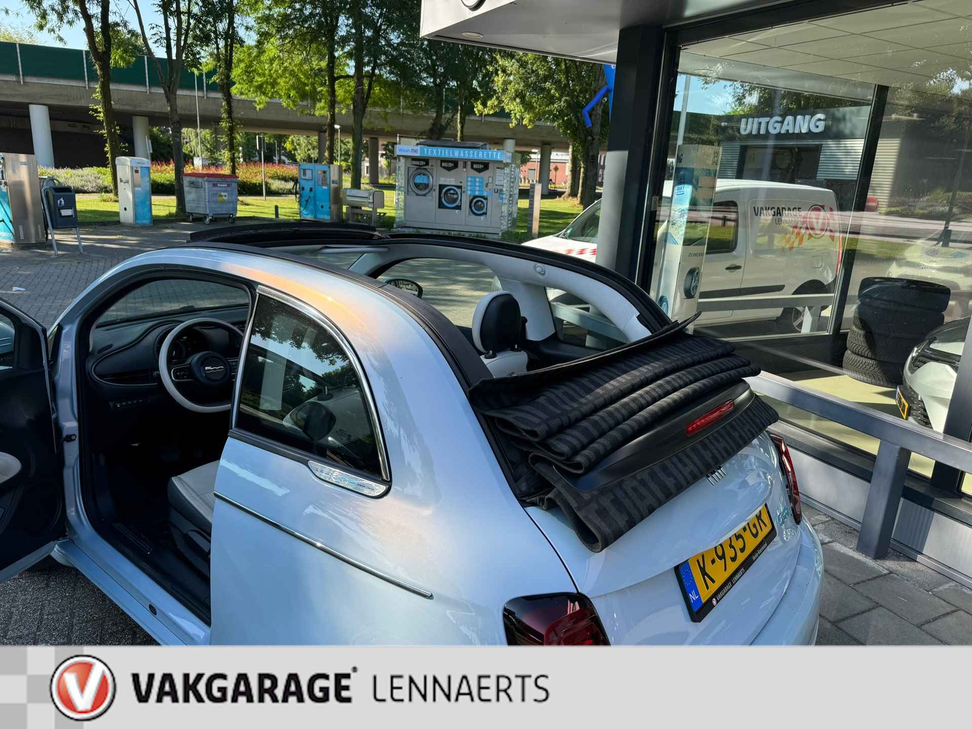 Fiat 500 C La Prima Cabrio, 42 kWh, vol opties, Rijklaarprijs / 12 maanden garantie - 27/28