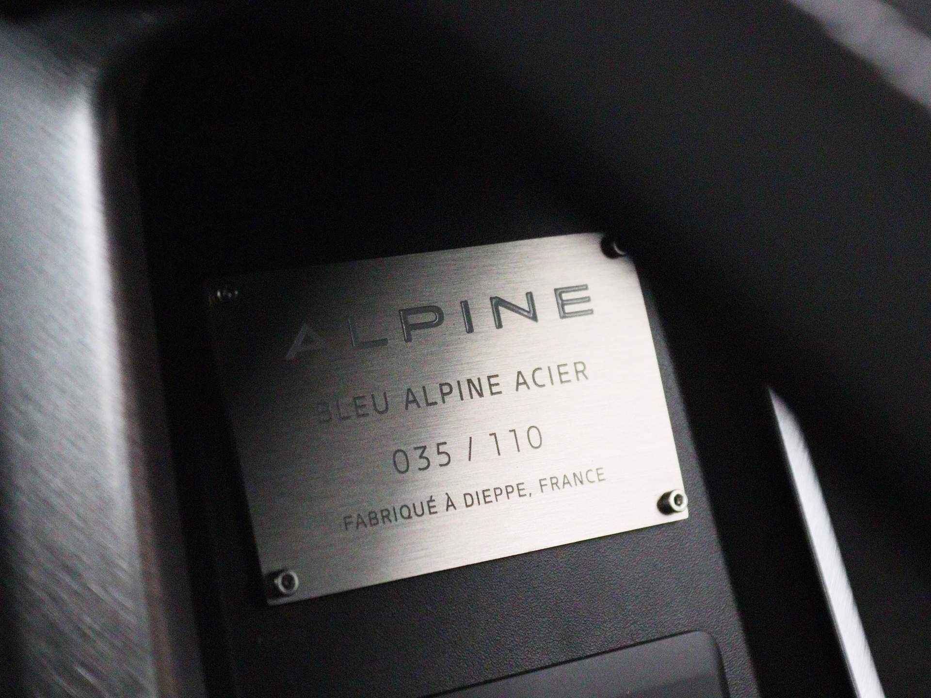 ALPINE A110 GT Alpine Atelier 300pk Turbo  (1 van 110) NIEUW | Focal Premium | Stoelverwarming | 18" Velgen Noir Diamantée - 16/33
