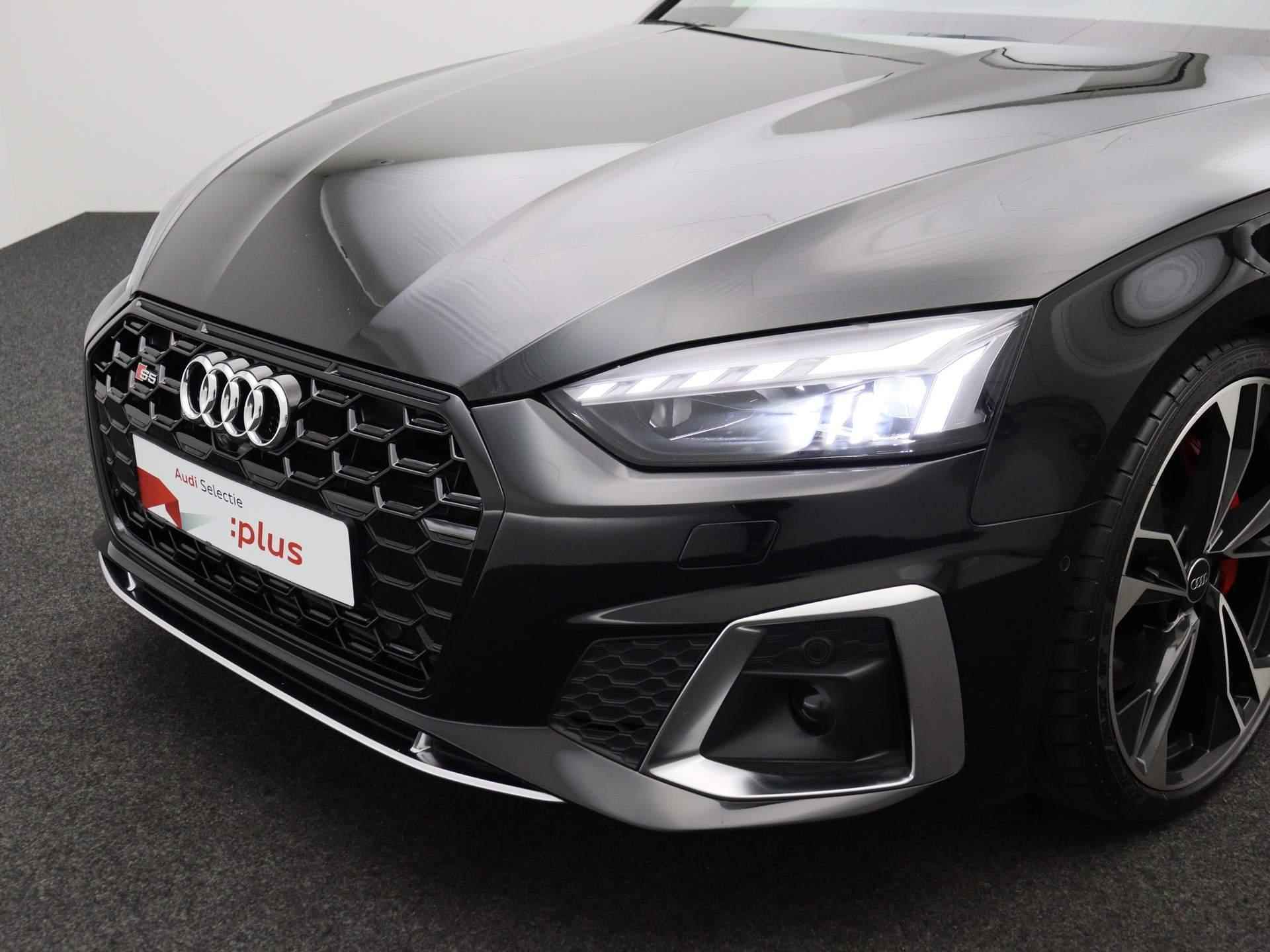 Audi S5 Cabriolet 3.0 TFSI 354pk quattro | Tour / Parking pack | Laser-LED | B&O | Rondomzicht | Trekhaak | Adaptief onderstel | - 39/48