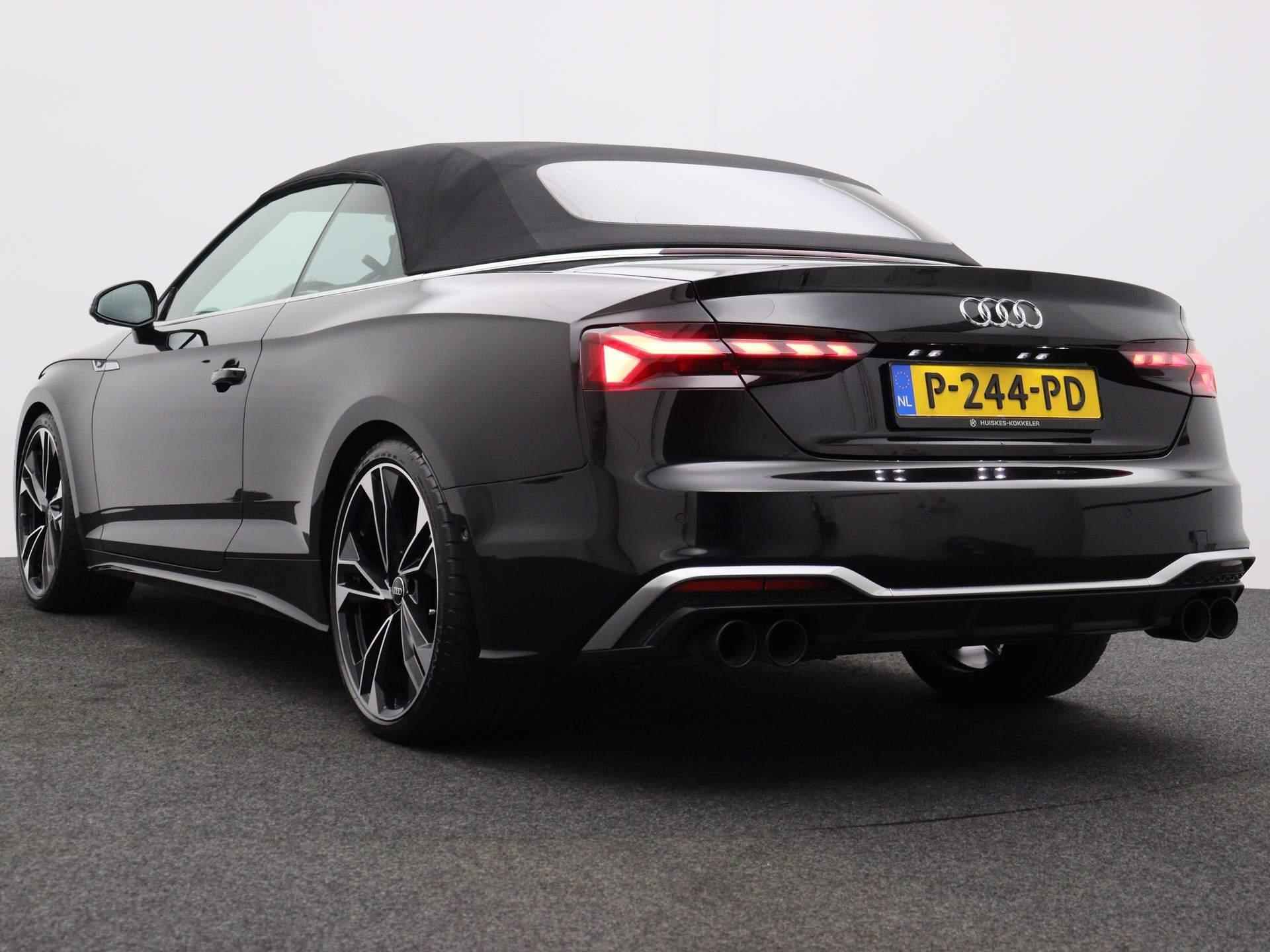 Audi S5 Cabriolet 3.0 TFSI 354pk quattro | Tour / Parking pack | Laser-LED | B&O | Rondomzicht | Trekhaak | Adaptief onderstel | - 48/48