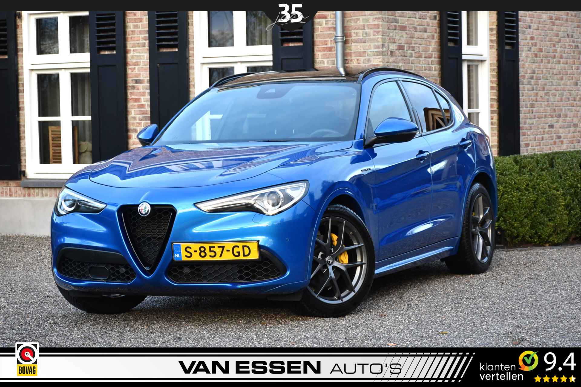 Alfa Romeo Stelvio 2.0 T Q4 Veloce Aut- Panoramadak,Memory, Camera,Leren Dashboard - 3/36