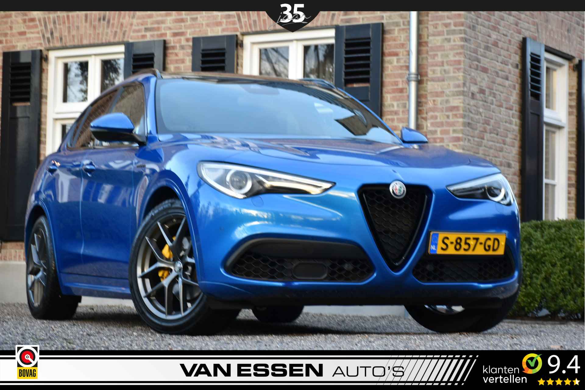 Alfa Romeo Stelvio 2.0 T Q4 Veloce Aut- Panoramadak,Memory, Camera,Leren Dashboard - 7/36