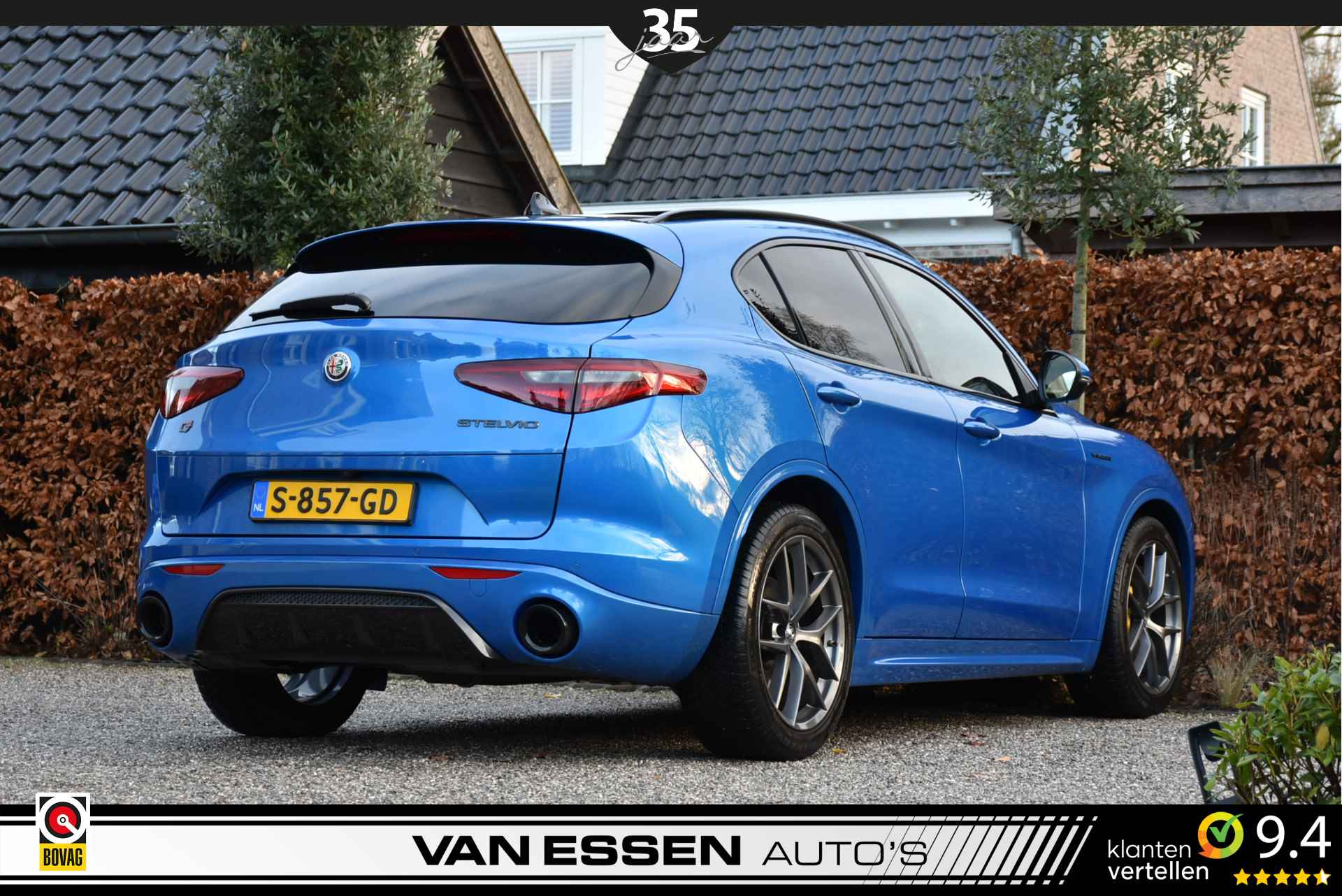 Alfa Romeo Stelvio 2.0 T Q4 Veloce Aut- Panoramadak,Memory, Camera,Leren Dashboard - 10/36