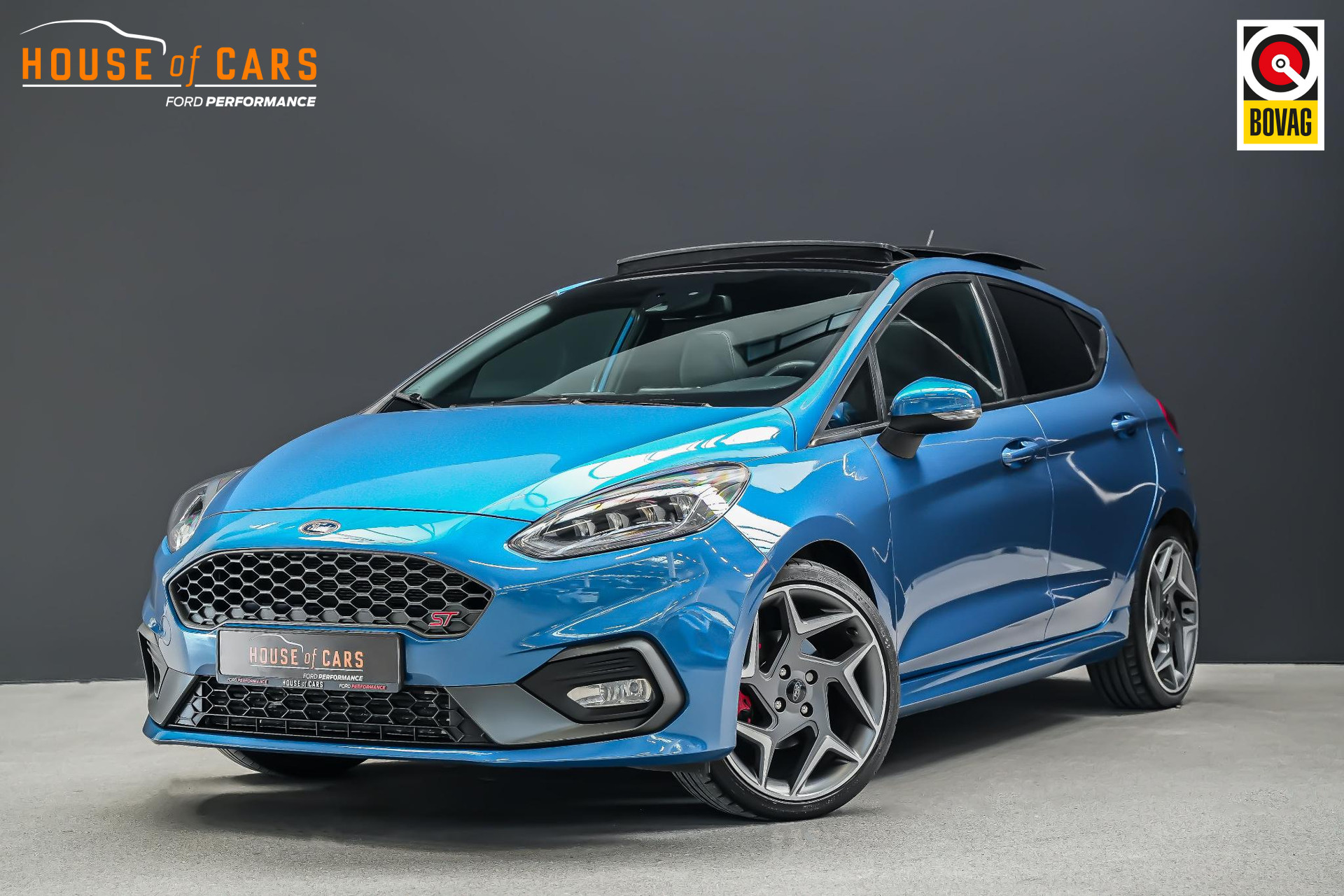 Ford Fiesta ST-3 1.5 200pk |dealer onderhouden|panoramadak|B&O|BLIS|Apple Carplay & Android Auto|cruise control|parkeercamera en sensoren|18"|