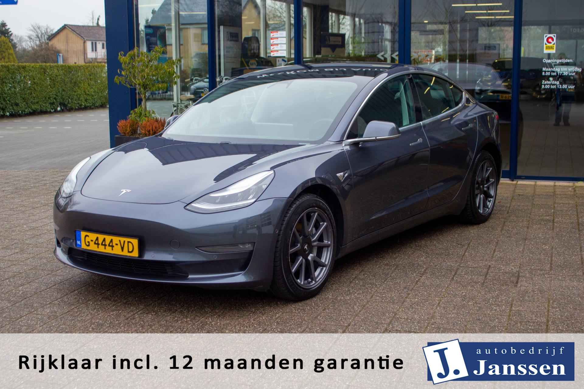 Tesla Model 3 Long Range AWD 75 kWh |Prijs rijklaar incl 12 mnd garantie|Trekhaak Autopilot Navi Clima Voorverwarming