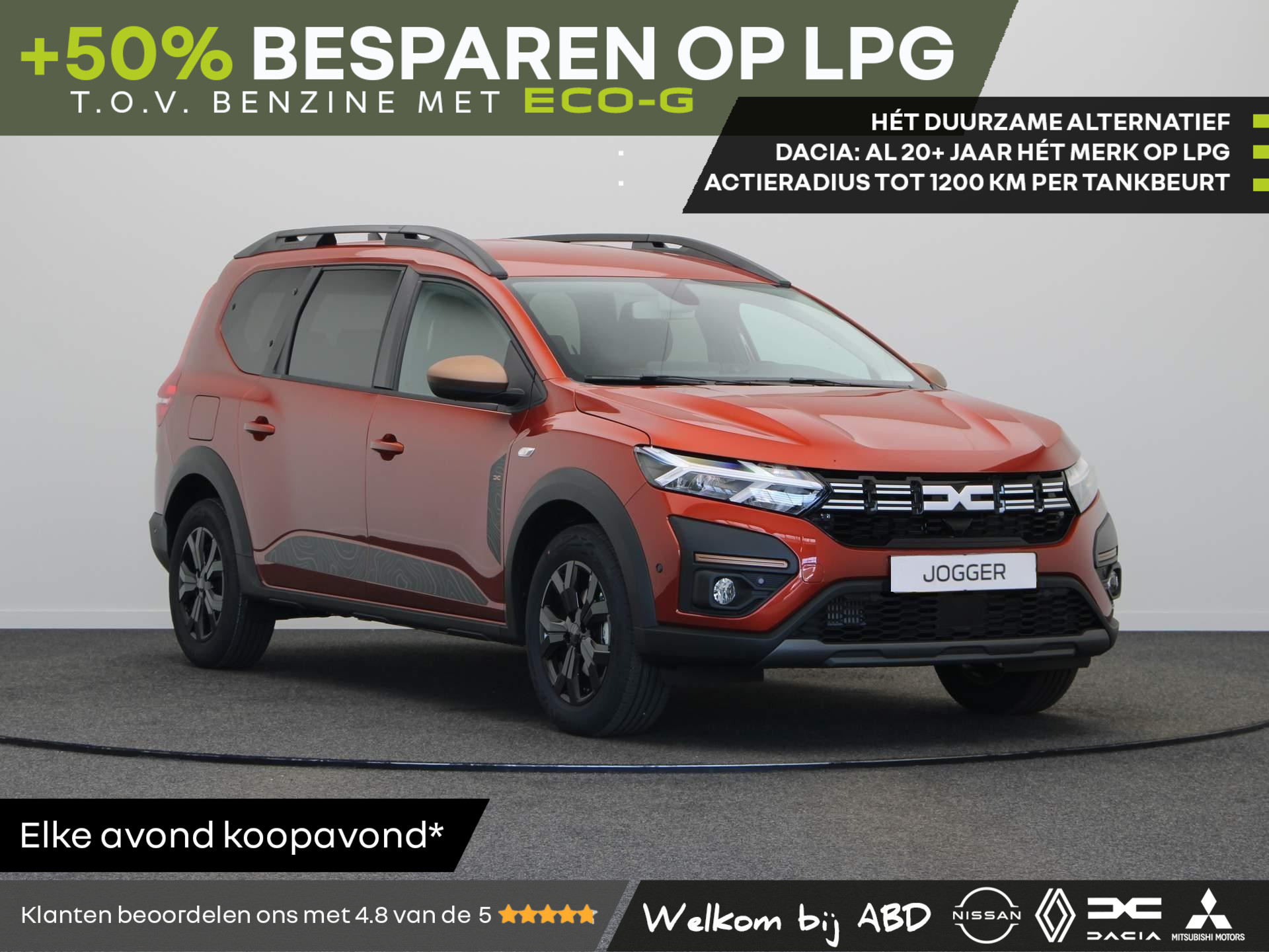 Dacia Jogger TCe 100pk ECO-G Extreme 5p. | Parkeersensoren voor/achter | Auto. parkeerrem | Blind spot warning |