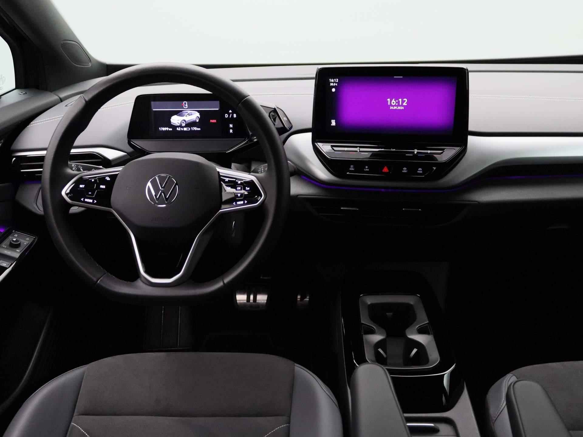 Volkswagen ID.4 Pro 77 kWh 204 PK | Apple Carplay | Achteruitrijcamera | Navigatie | Stoelverwarming | Stuurwielverwarming | Parkeersensoren | Adaptive Cruise Control | Keyless | IQ.Lights | - 8/37