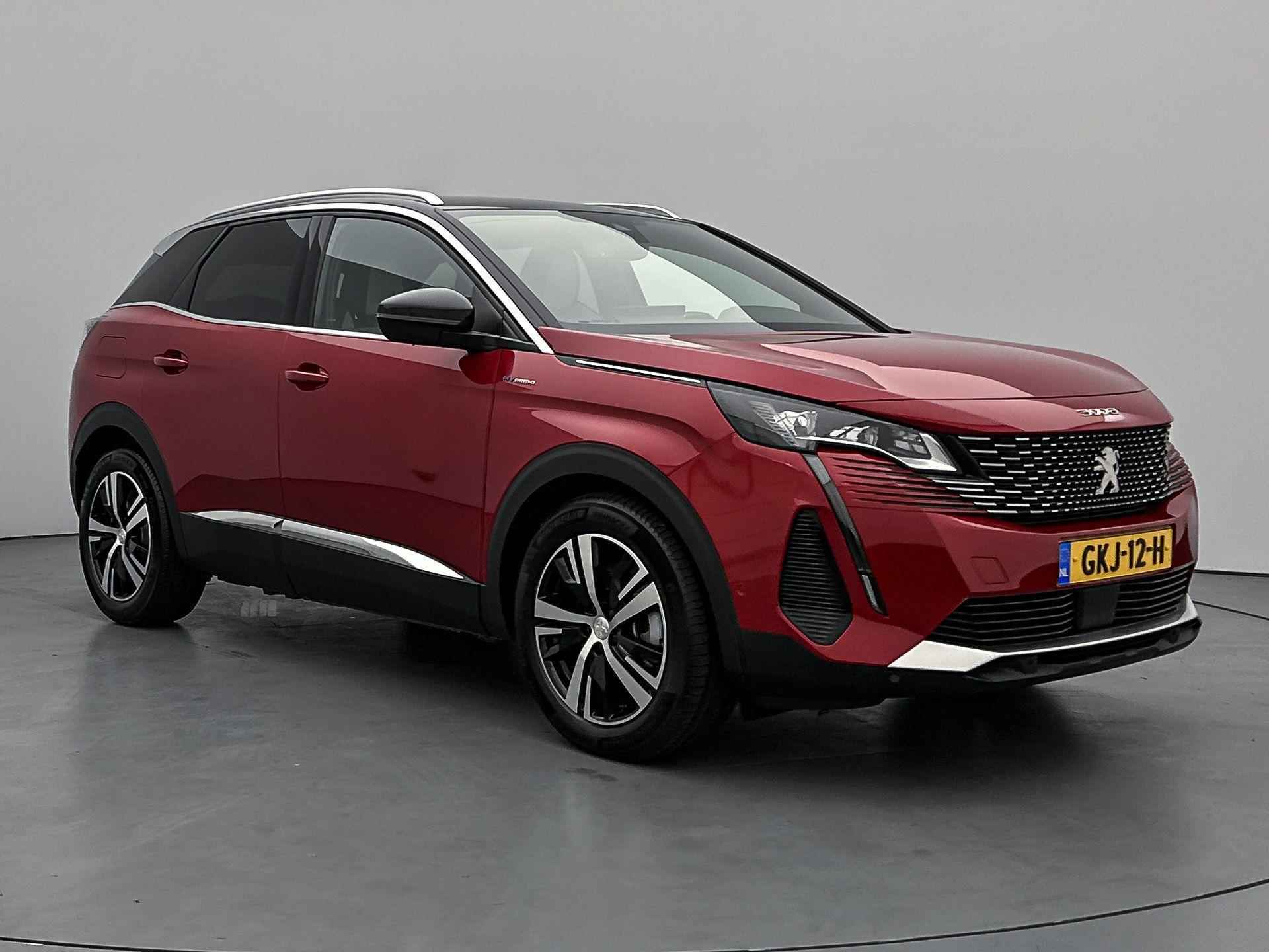 Peugeot 3008 SUV GT 1.6 Plug-in HYbrid4 300pk Automaat | Navigatie | Achteruitrijcamera | Leder/Alcantara | Climate Control | Adaptieve Cruise Control | Full Led koplampen | Keyless | Parkeersensoren v+a | Dodehoeksensor | Apple Carplay / Android Auto | DAB+ radio | Donker getint glas | 18" lichtmetalen velgen | - 3/35