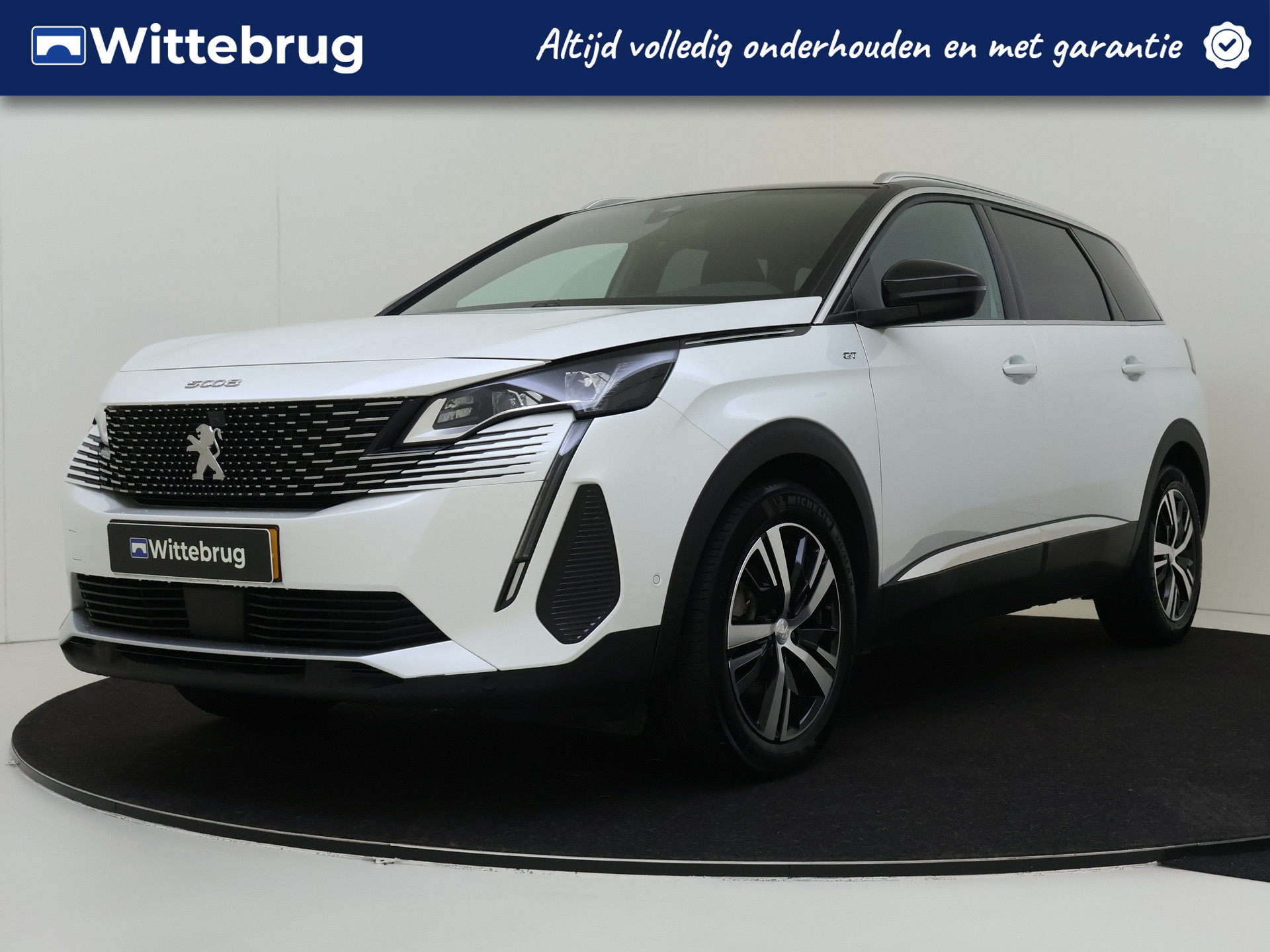 Peugeot 5008 1.2 136PK Hybrid GT | Dodehoek bewaking | Adaptive cruise control | Keyless entry |