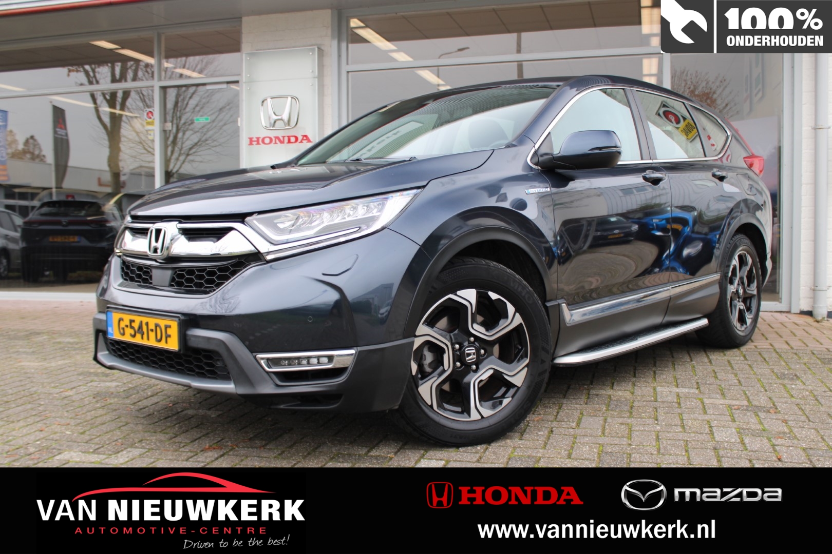 Honda CR-V 2.0 HYBRID 184pk 2WD AUTOMAAT ELEGANCE APPLE CARPLAY KEYLESS ENTRY&START STOELVERW. NAVI SIDESTEPS