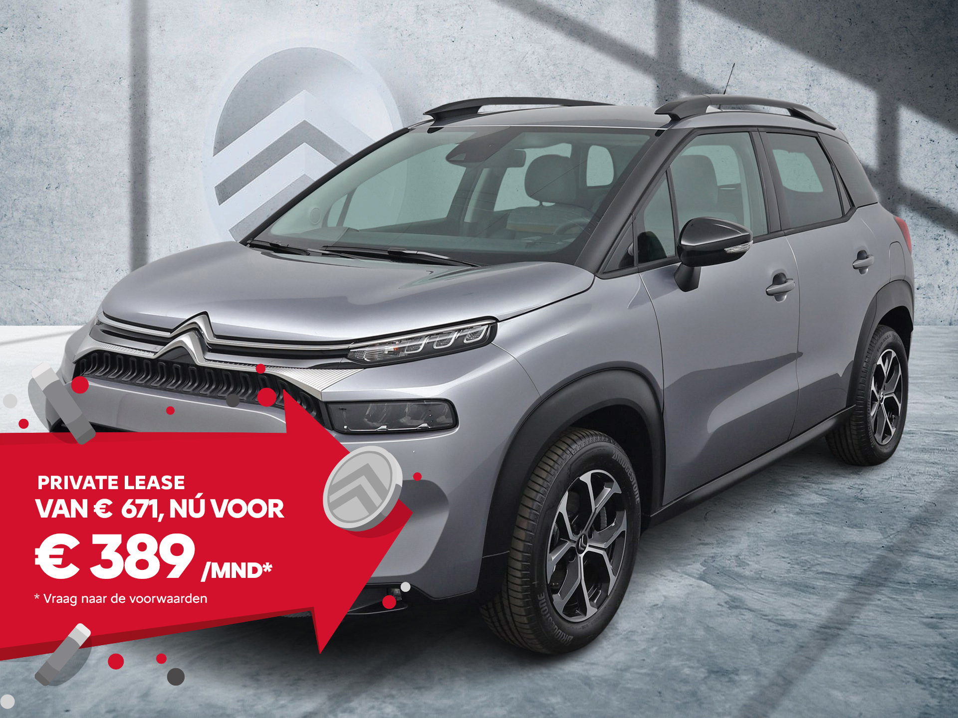 Citroën C3 Aircross PureTech 110pk Plus | Rijklaar | Private Lease Actie € 389,- |