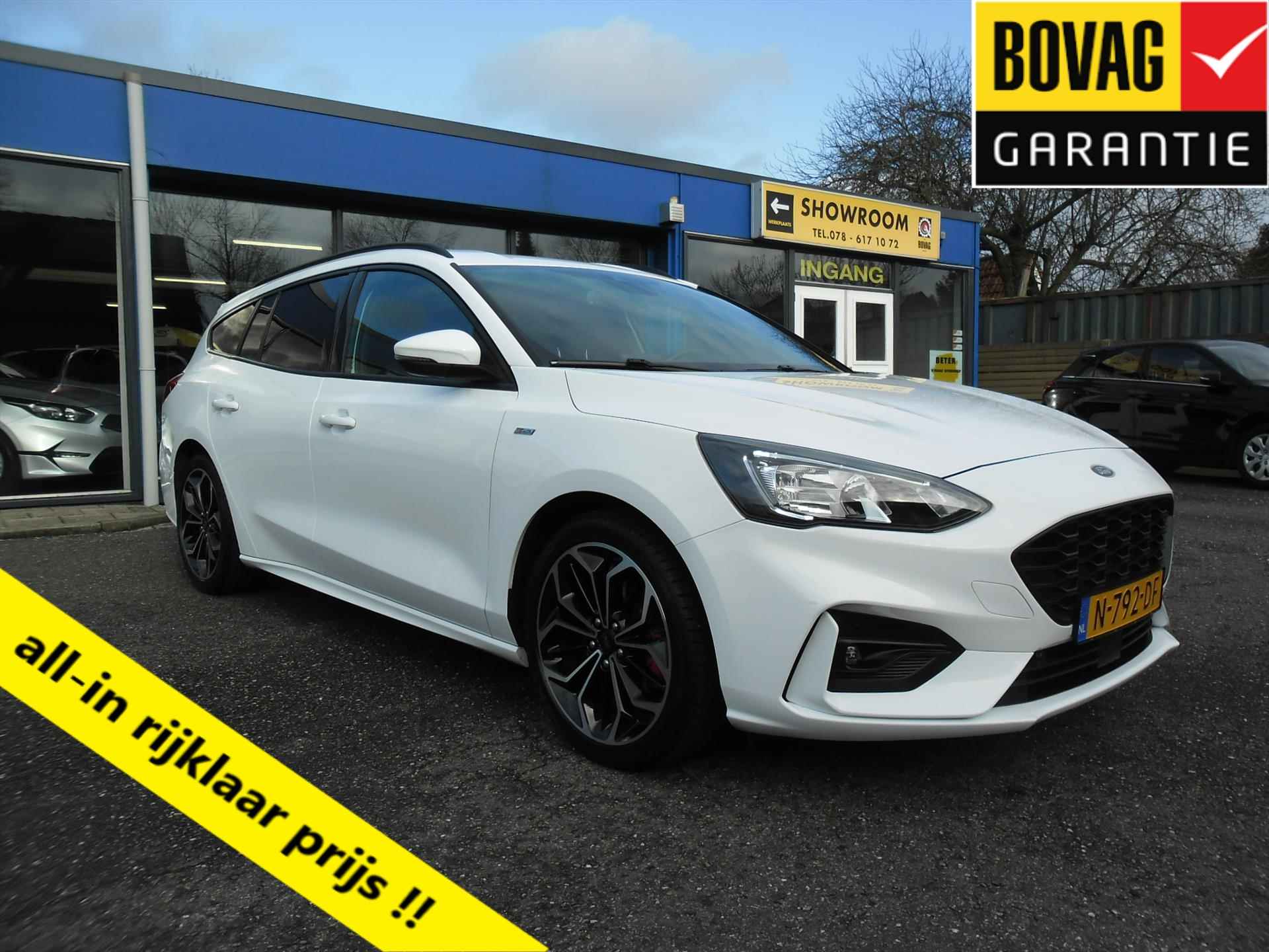 Ford Focus Wagon ECOBOOST HYBRID 125PK ST-LINE NAV ECC 18"LMV CAMERA PDC XENON RIJKLAARPRIJS