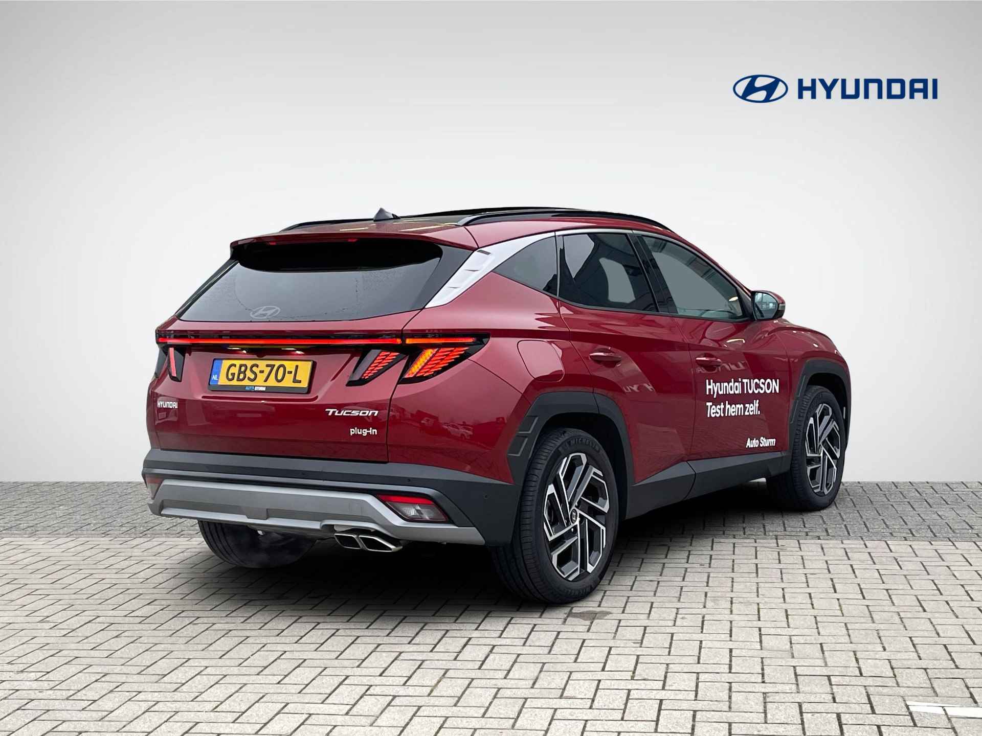 Hyundai Tucson 1.6 T-GDI PHEV Premium Sky  | Panoramadak | Leder | Stuur- + Stoelverwarming | 360° Camera | Dodehoek | Geheugenstoel | Rijklaarprijs! - 4/29