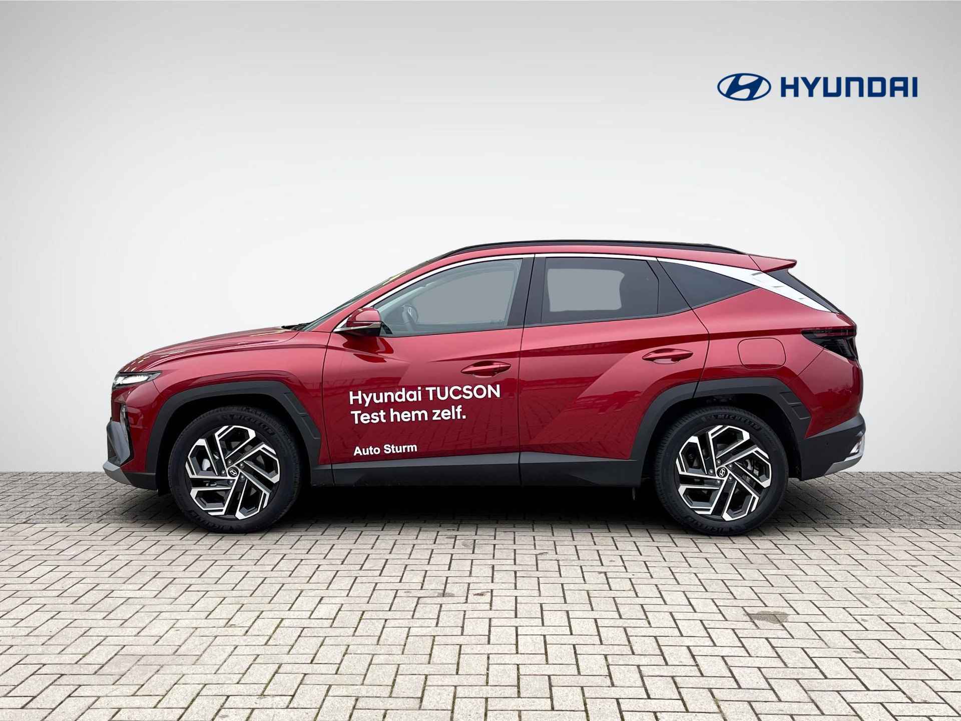 Hyundai Tucson 1.6 T-GDI PHEV Premium Sky  | Panoramadak | Leder | Stuur- + Stoelverwarming | 360° Camera | Dodehoek | Geheugenstoel | Rijklaarprijs! - 7/29