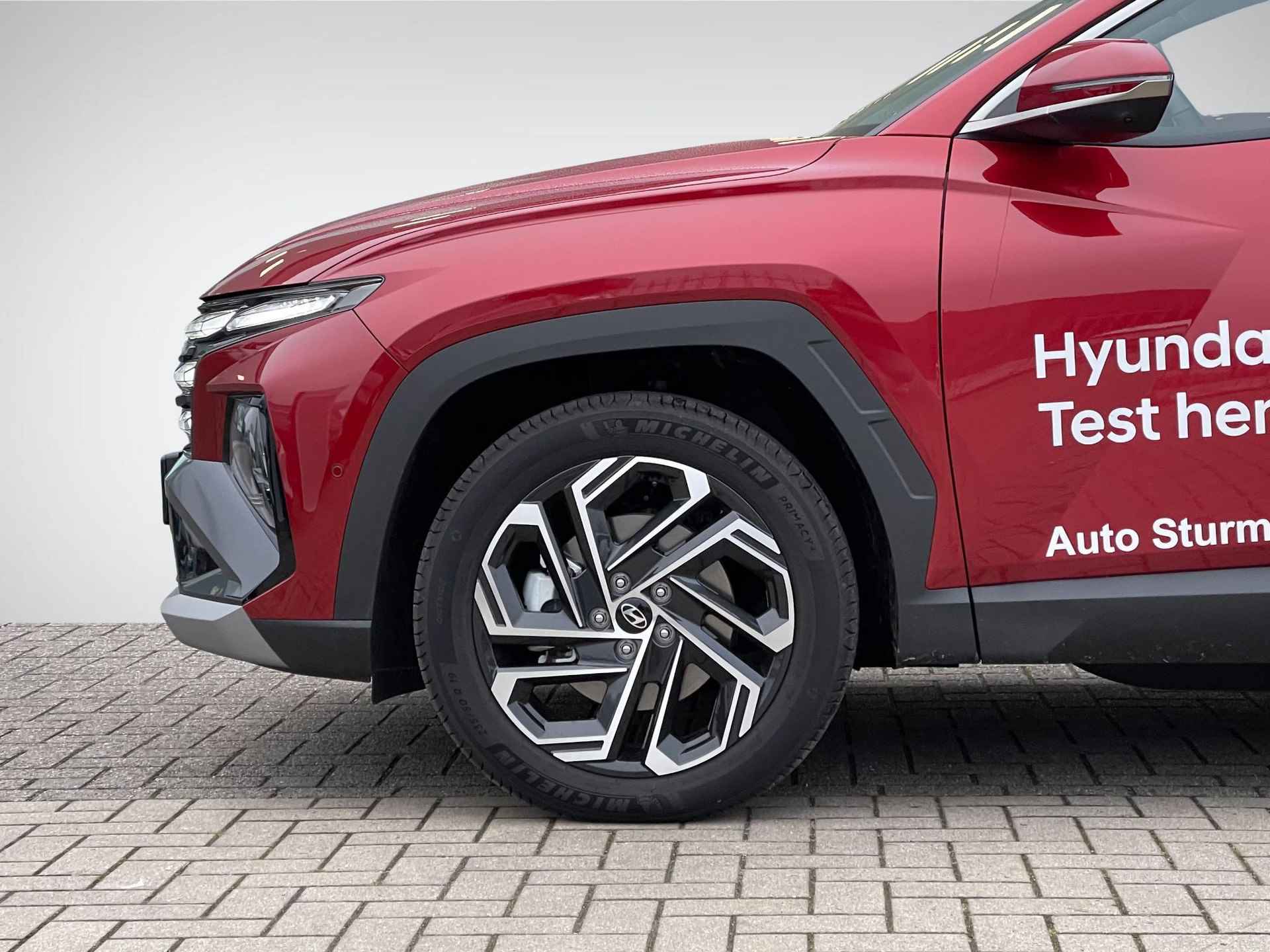 Hyundai Tucson 1.6 T-GDI PHEV Premium Sky  | Panoramadak | Leder | Stuur- + Stoelverwarming | 360° Camera | Dodehoek | Geheugenstoel | Rijklaarprijs! - 8/29